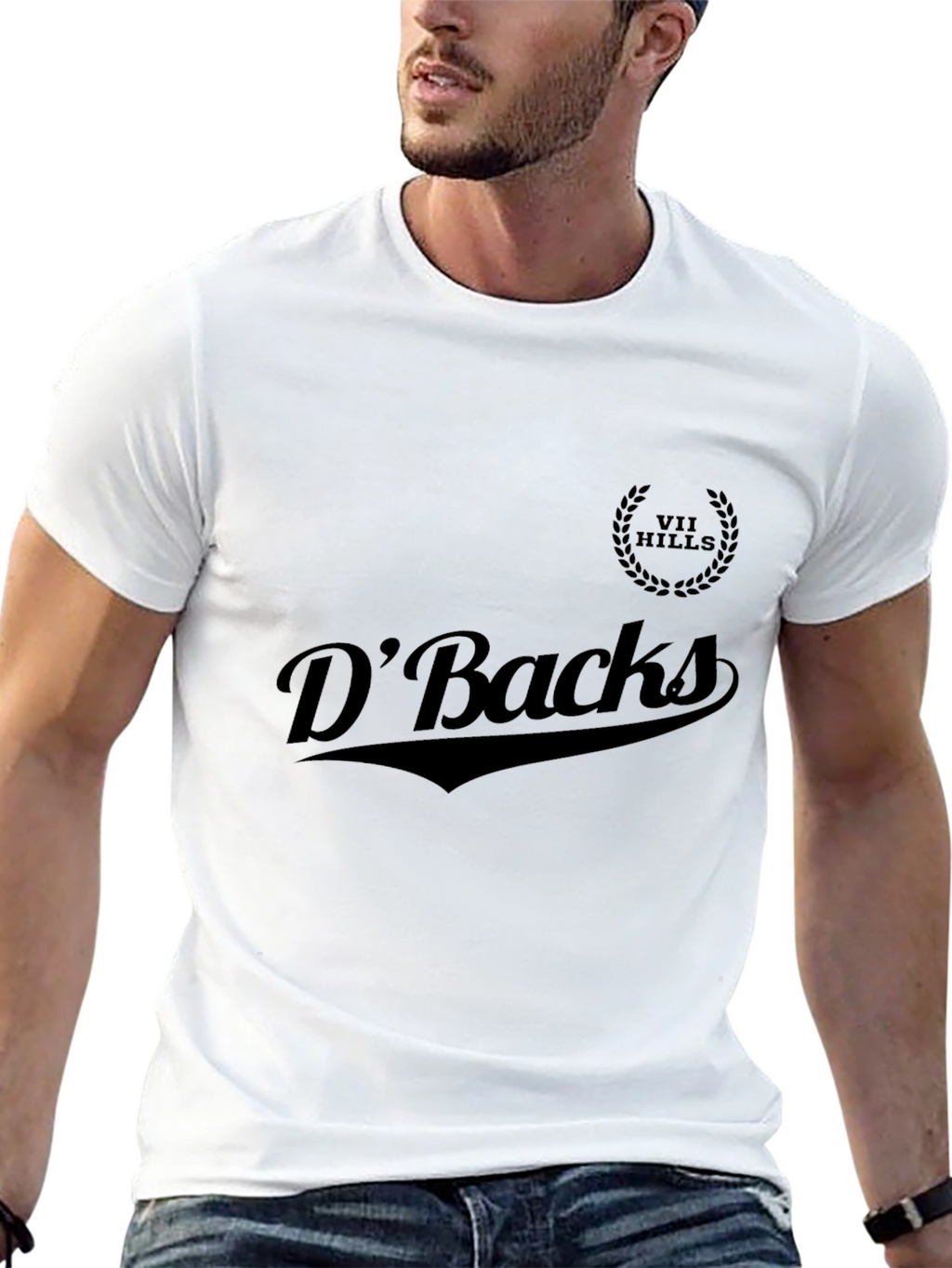 DBacks Black Graphic Tee