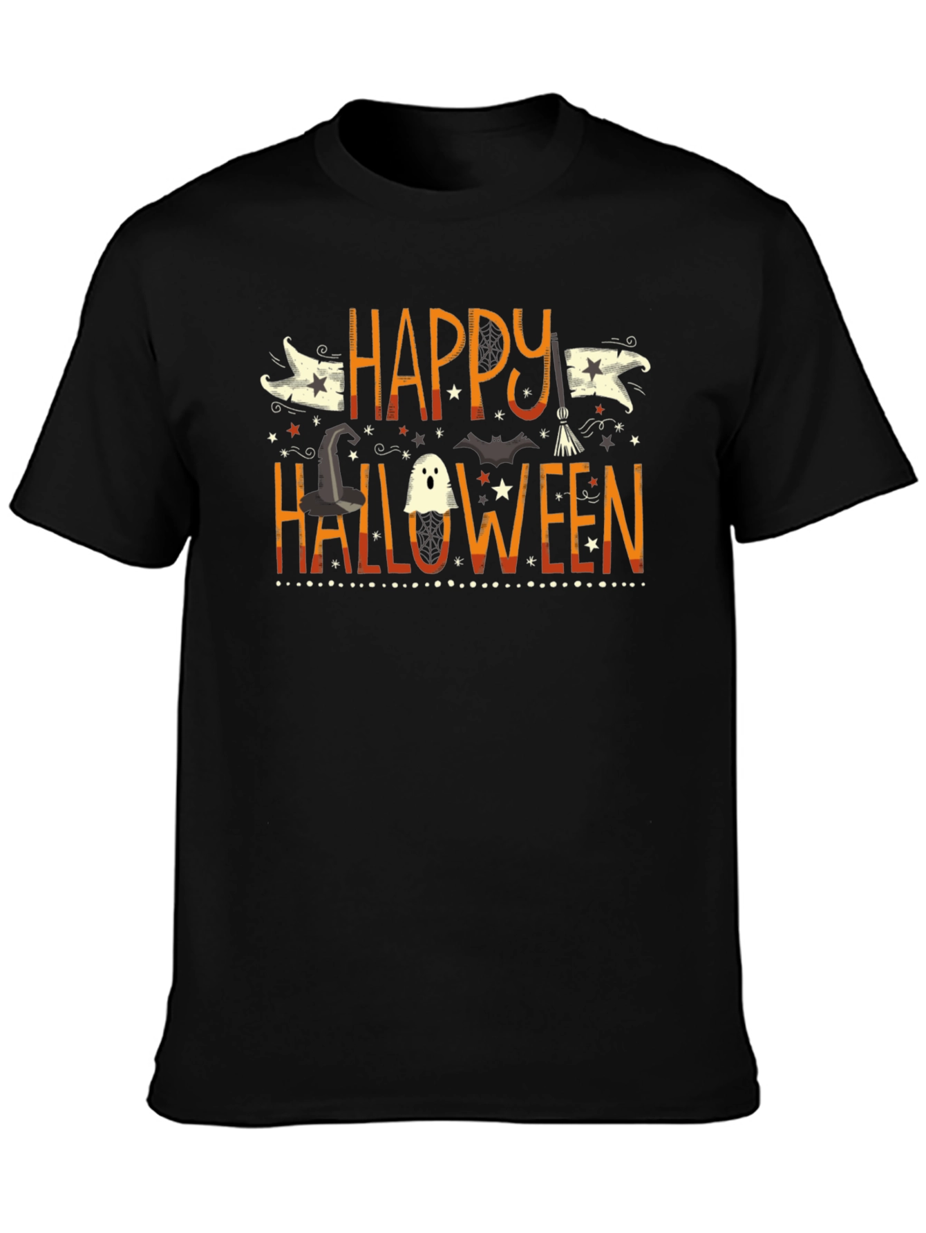 Happy Halloween Graphic T-Shirt Fun Halloween Tee