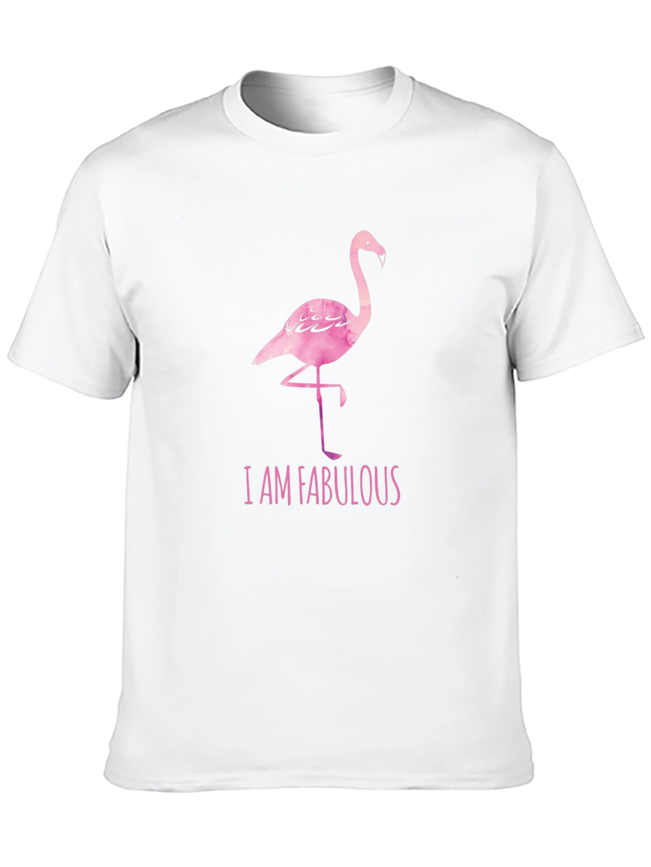 Fabulous Flamingo Black T-Shirt