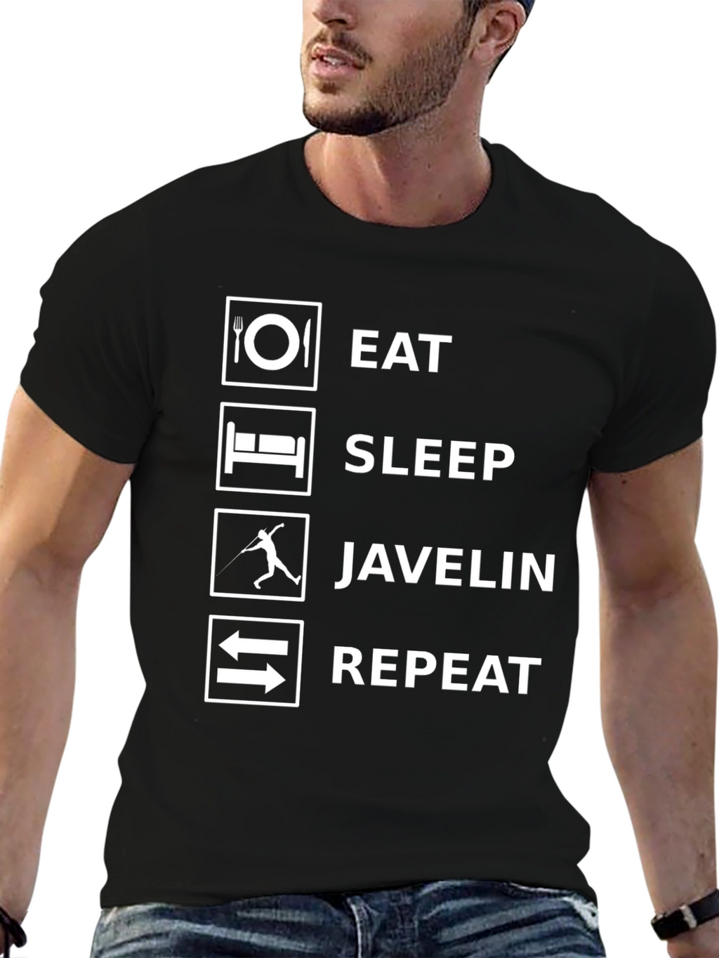 Eat Sleep Javelin Repeat T-Shirt