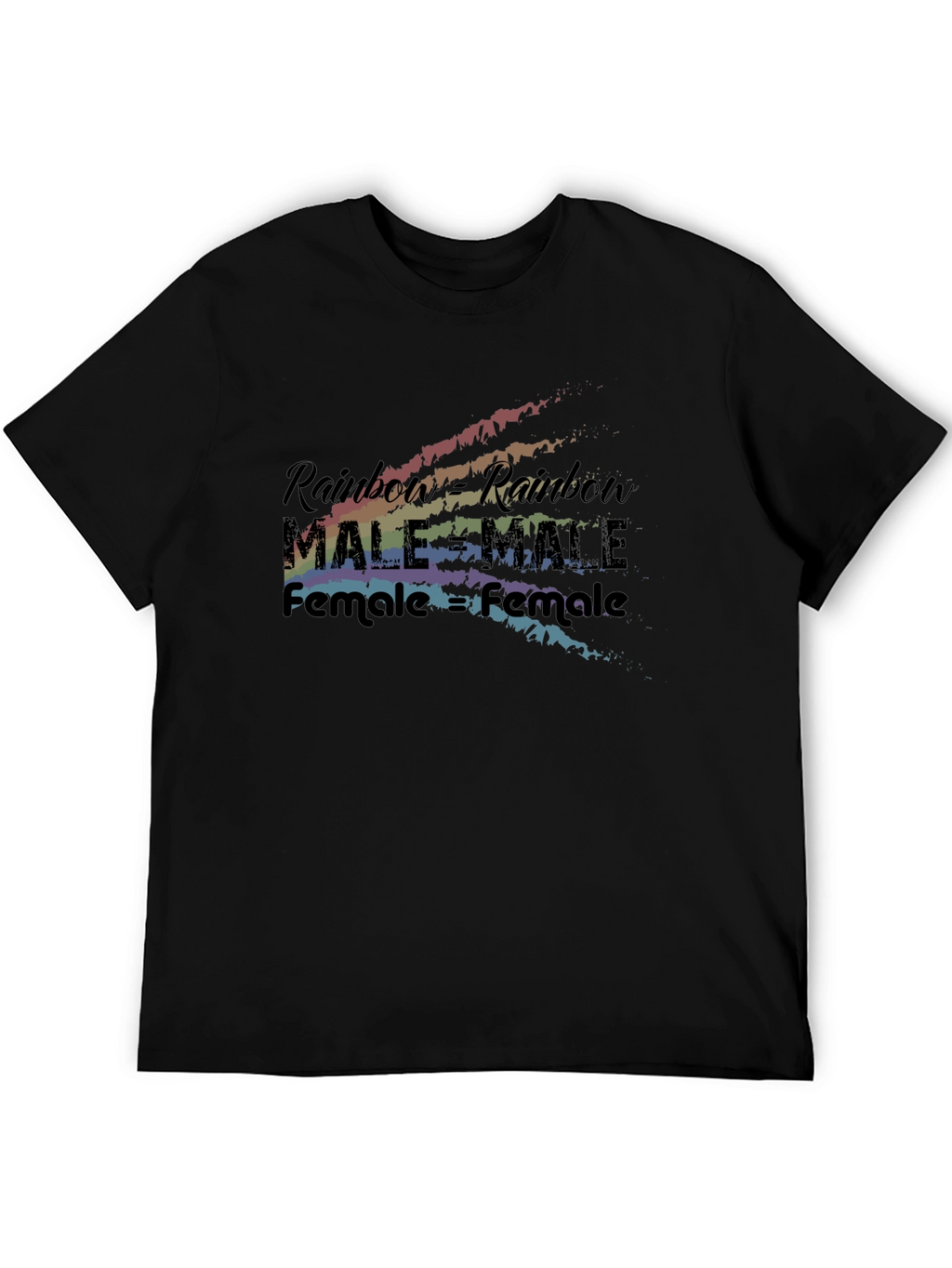 Rainbow Equality T-Shirt - Male & Female Love