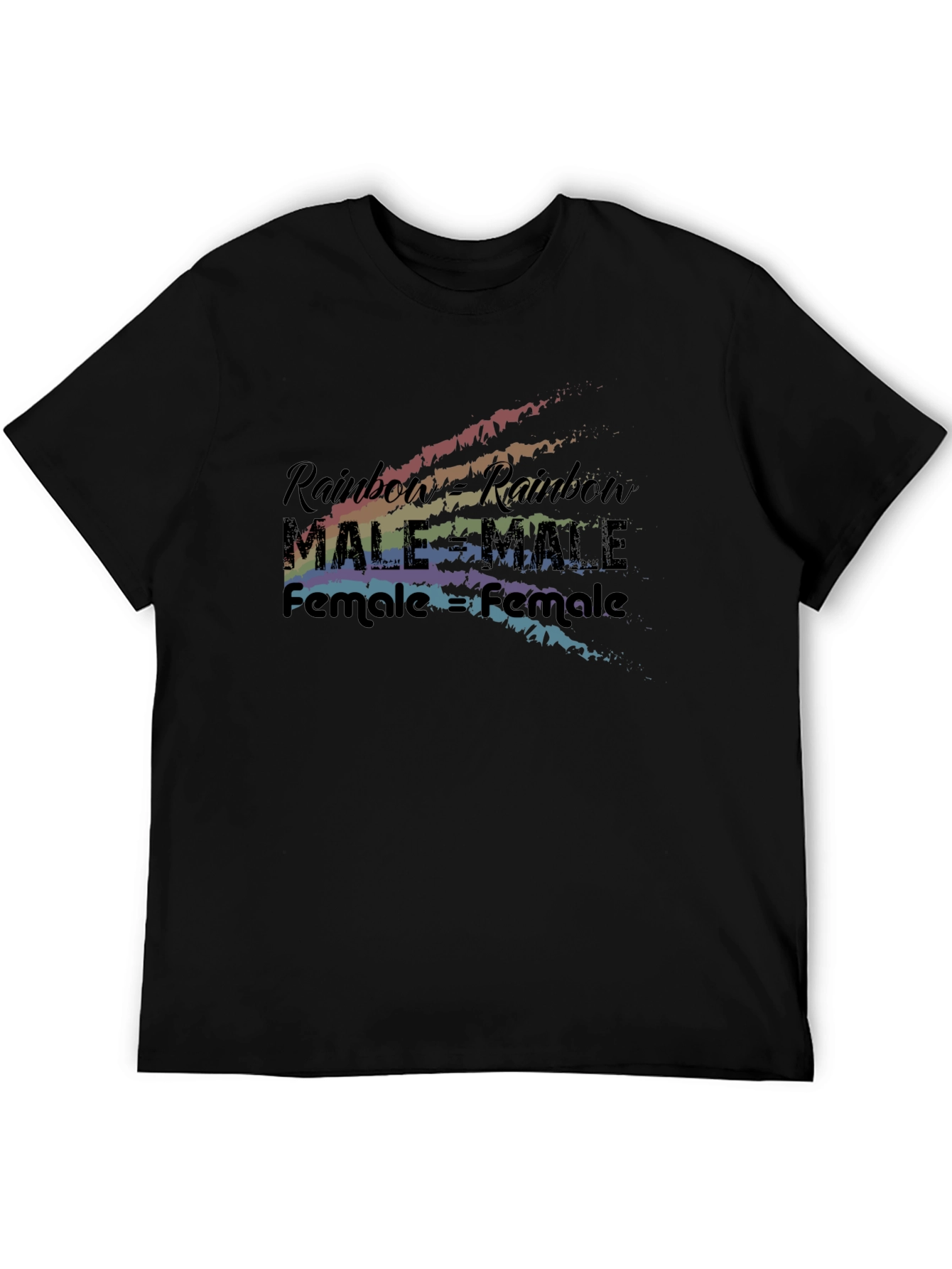 Rainbow Equality T-Shirt - Male & Female Love