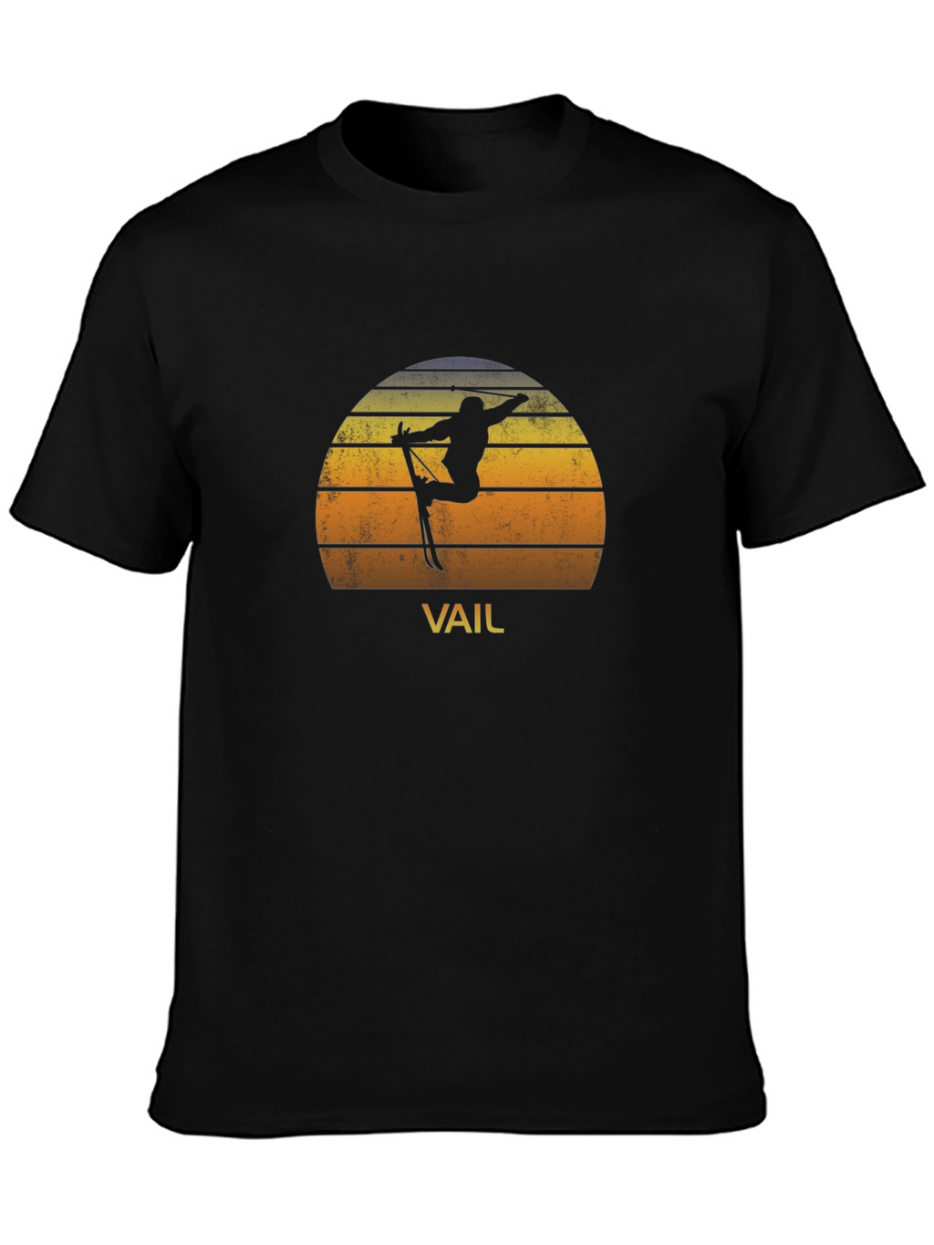 Retro Vail Skiing T-Shirt