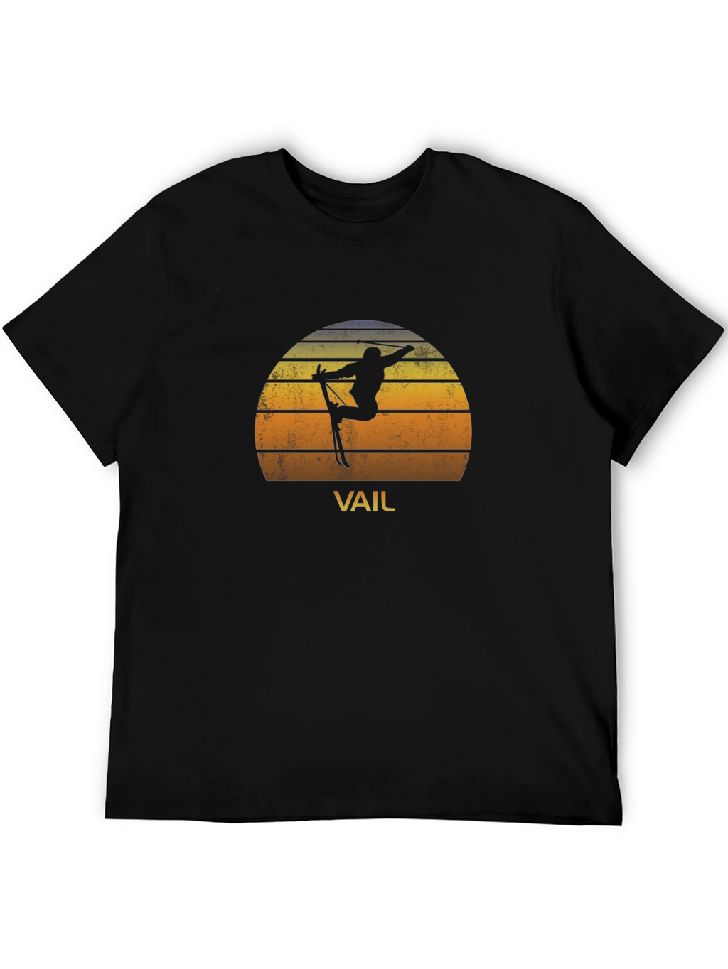 Retro Vail Skiing T-Shirt