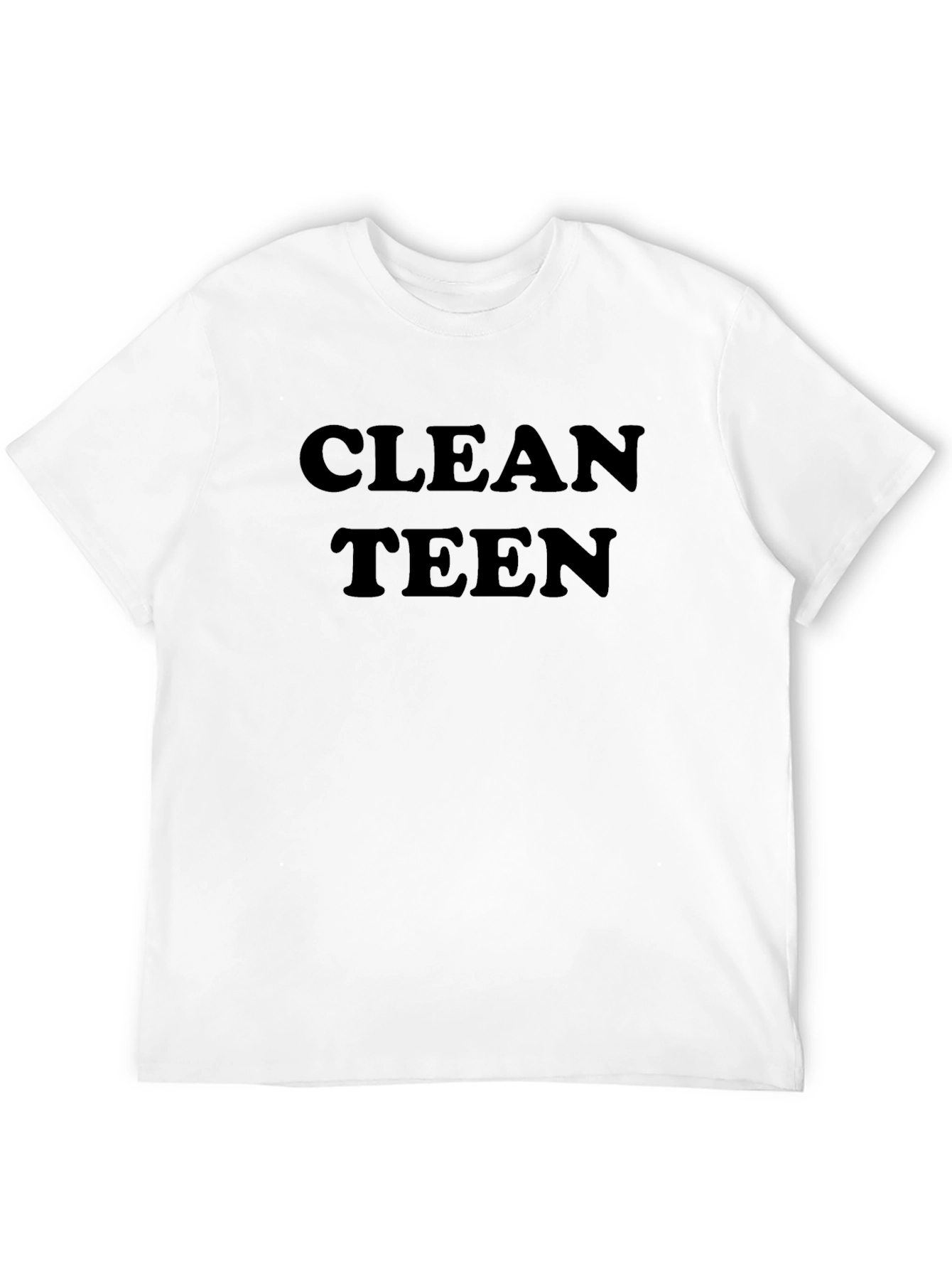 Clean Teen Black T-Shirt