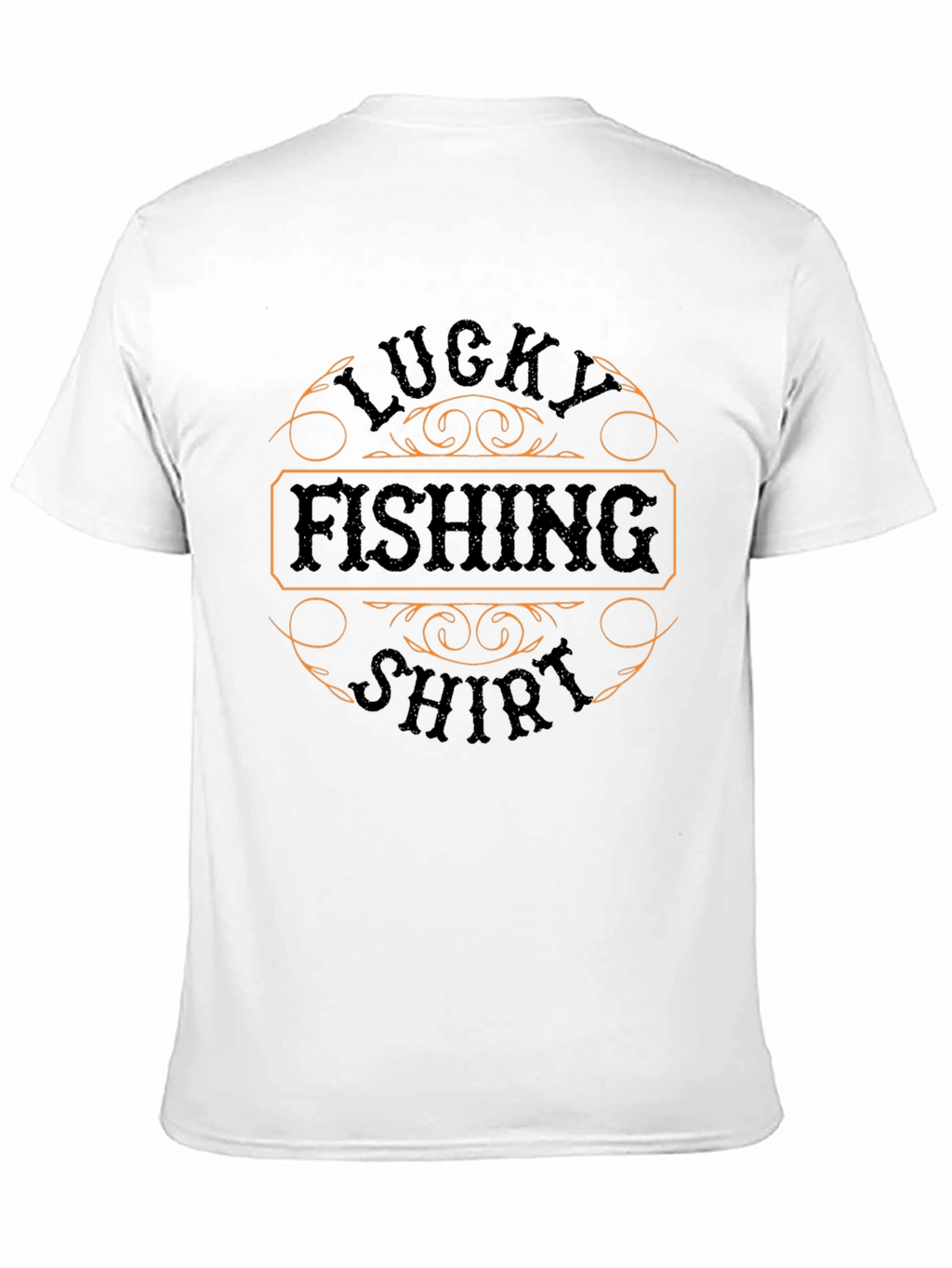 Lucky Fishing Shirt - Mens Black Tee