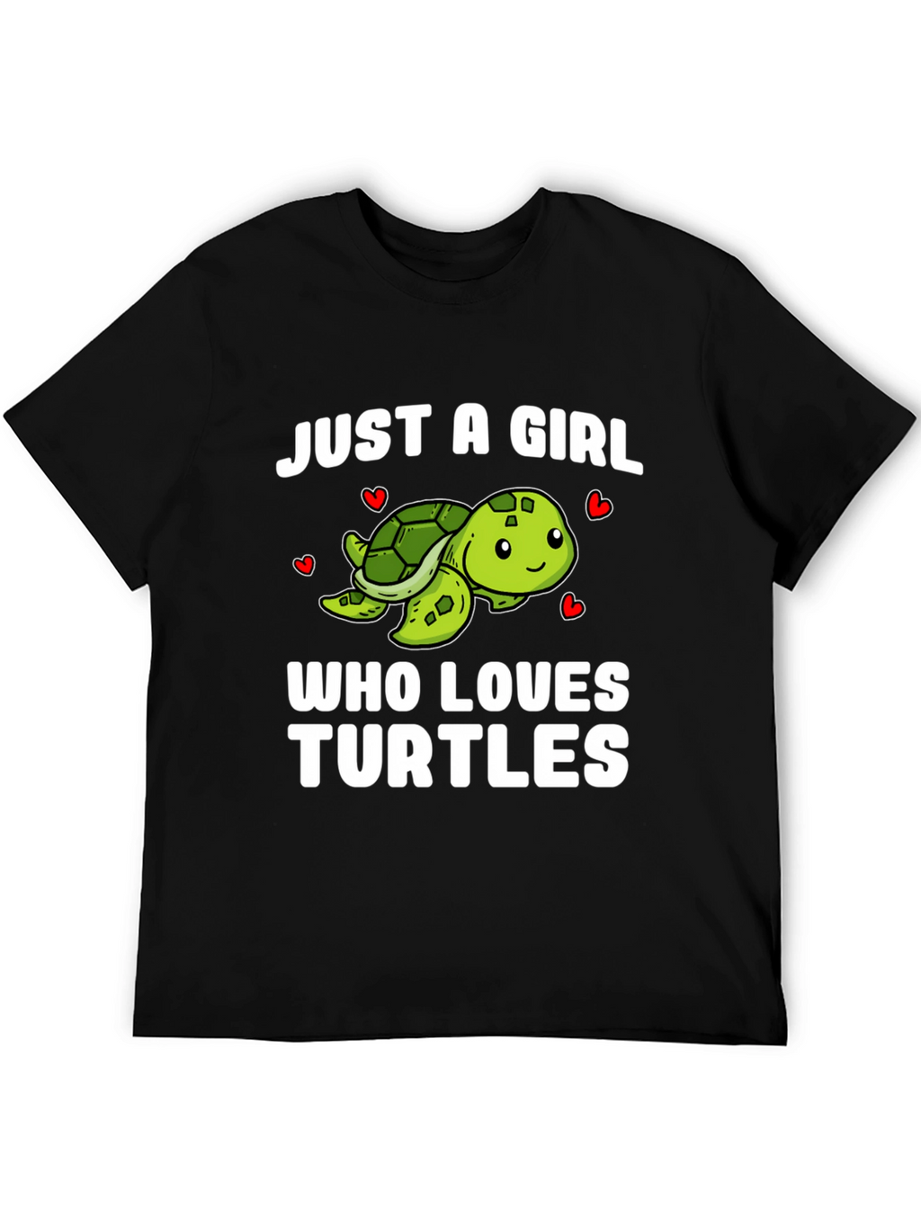 Just a Girl Who Loves Turtles T-Shirt