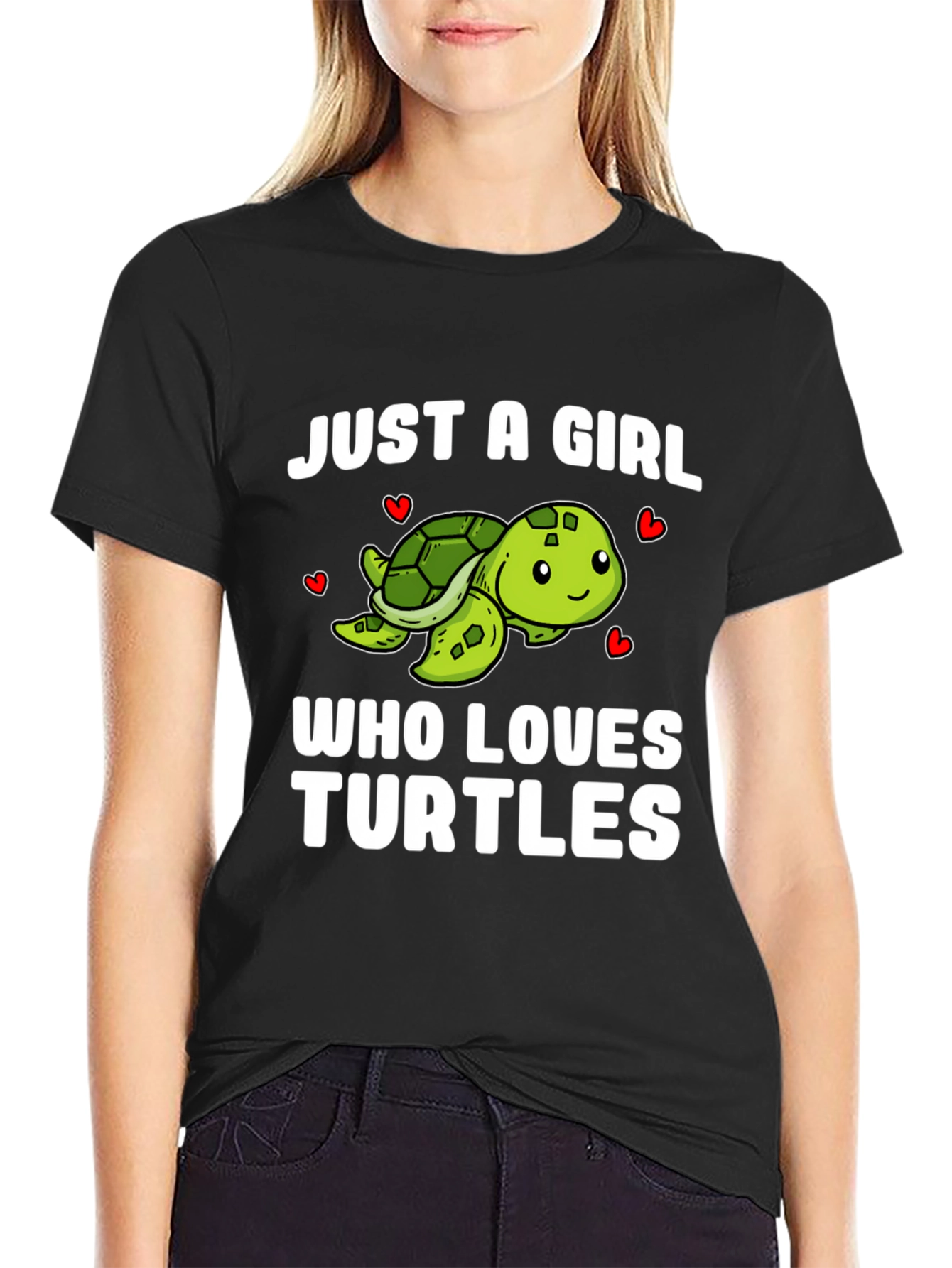 Just a Girl Who Loves Turtles T-Shirt