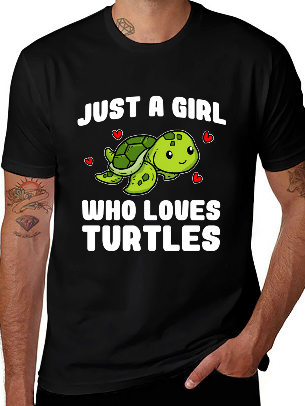 Just a Girl Who Loves Turtles T-Shirt