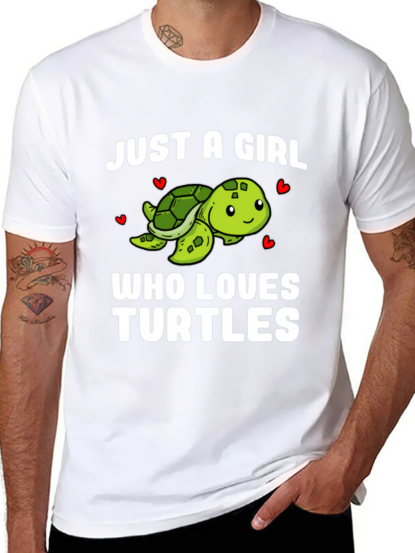 Just a Girl Who Loves Turtles T-Shirt