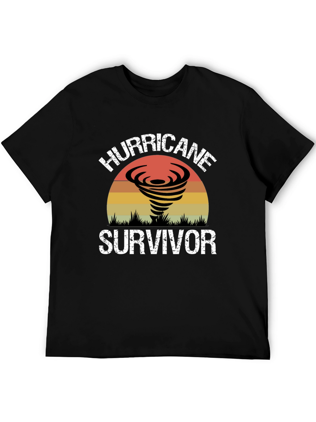 Hurricane Survivor Black Graphic Tee