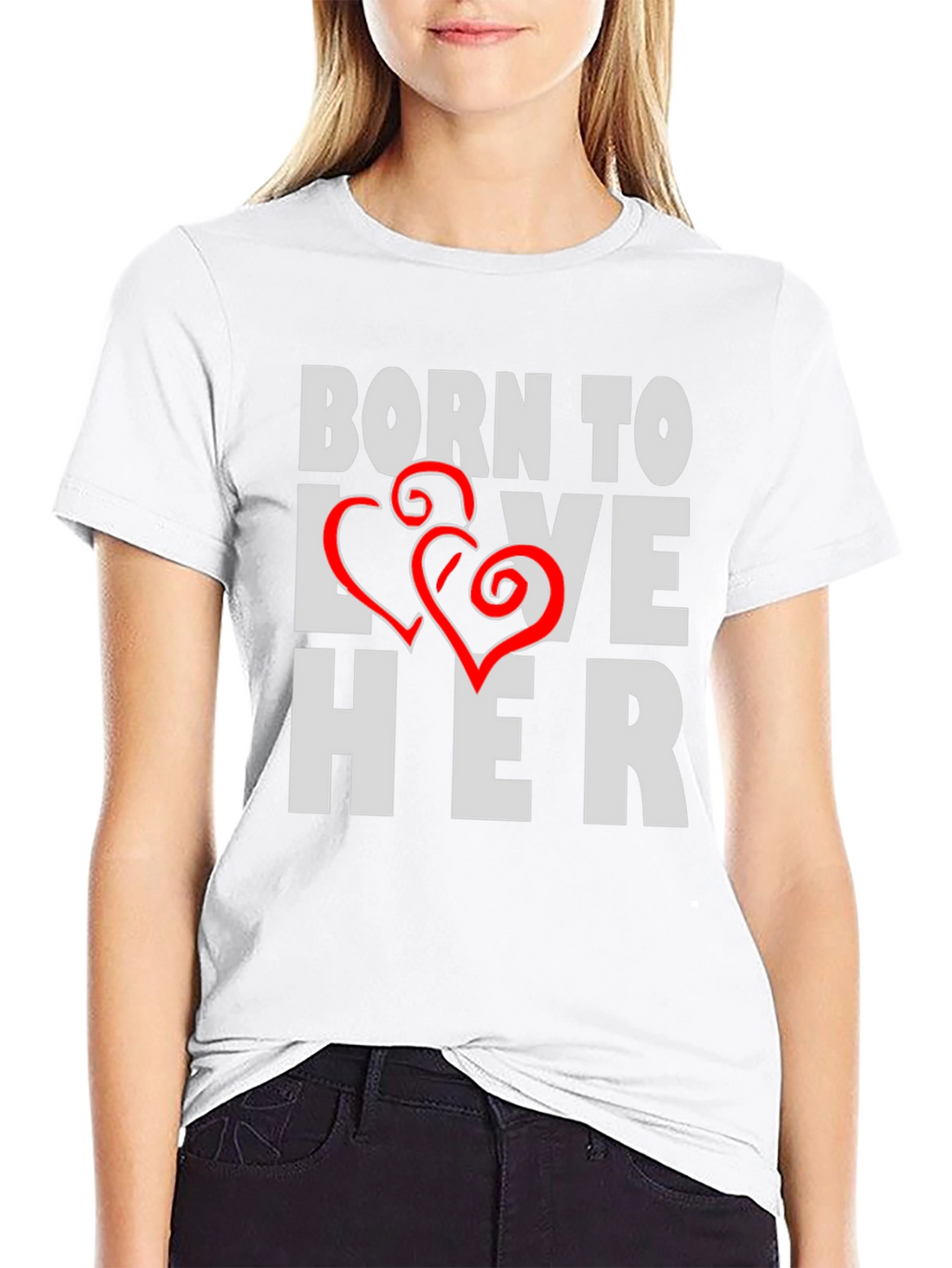Born to Love Her Graphic Tee
