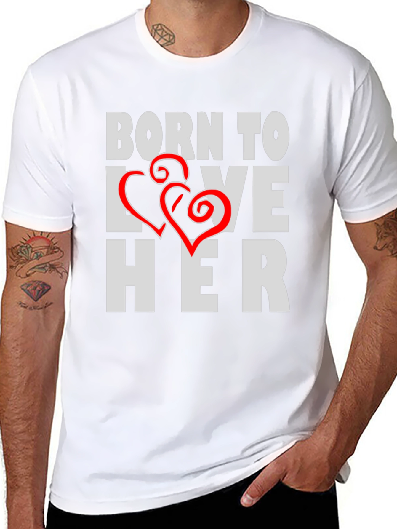 Born to Love Her Graphic Tee