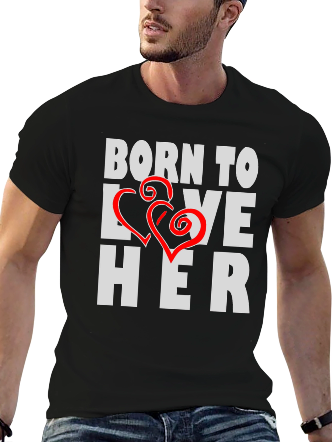 Born to Love Her Graphic Tee