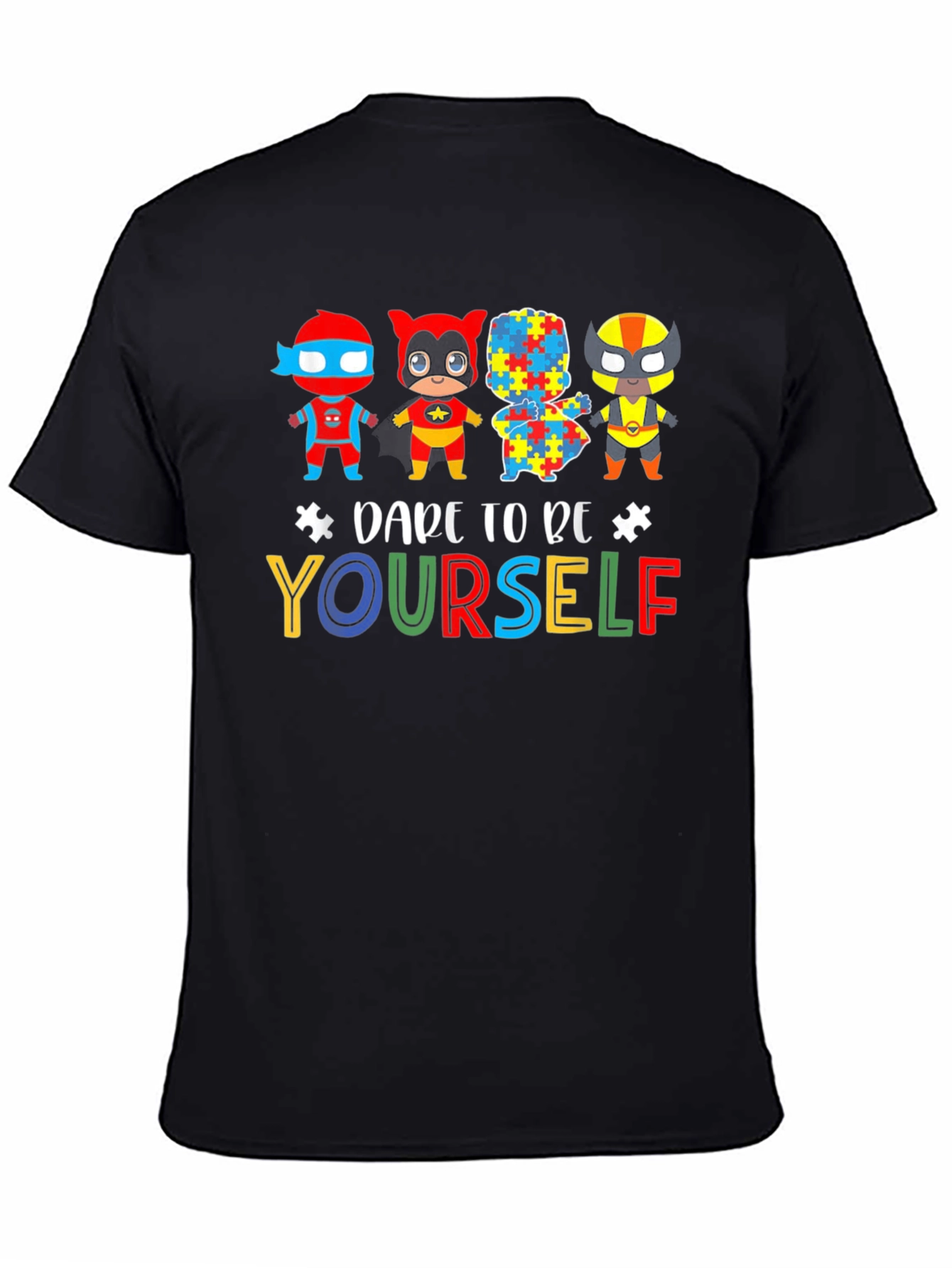 Dare To Be Yourself Autism Awareness Graphic Tee