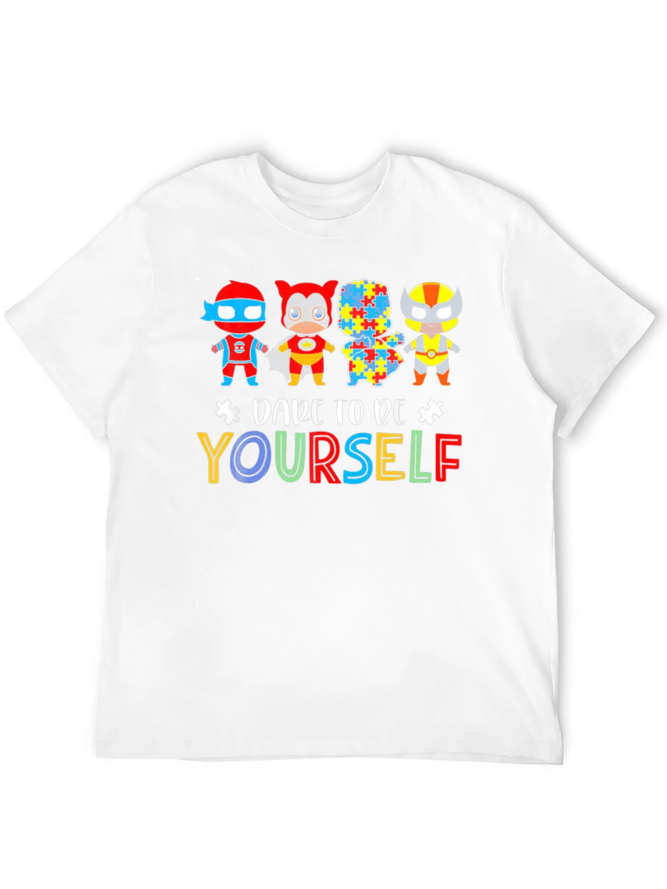 Dare To Be Yourself Autism Awareness Graphic Tee
