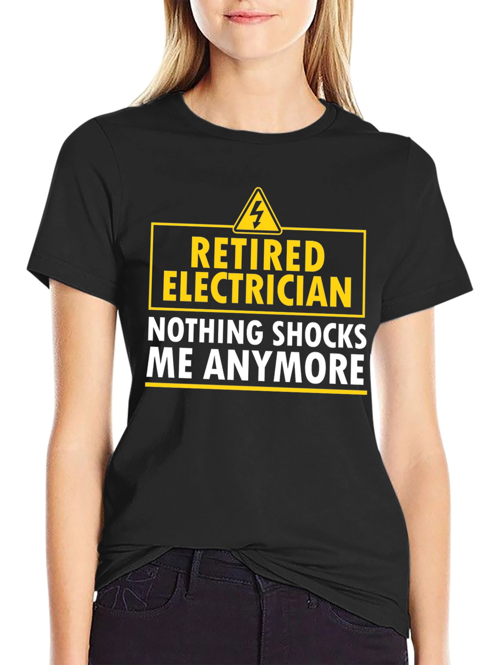 Retired Electrician T-Shirt - Nothing Shocks Me