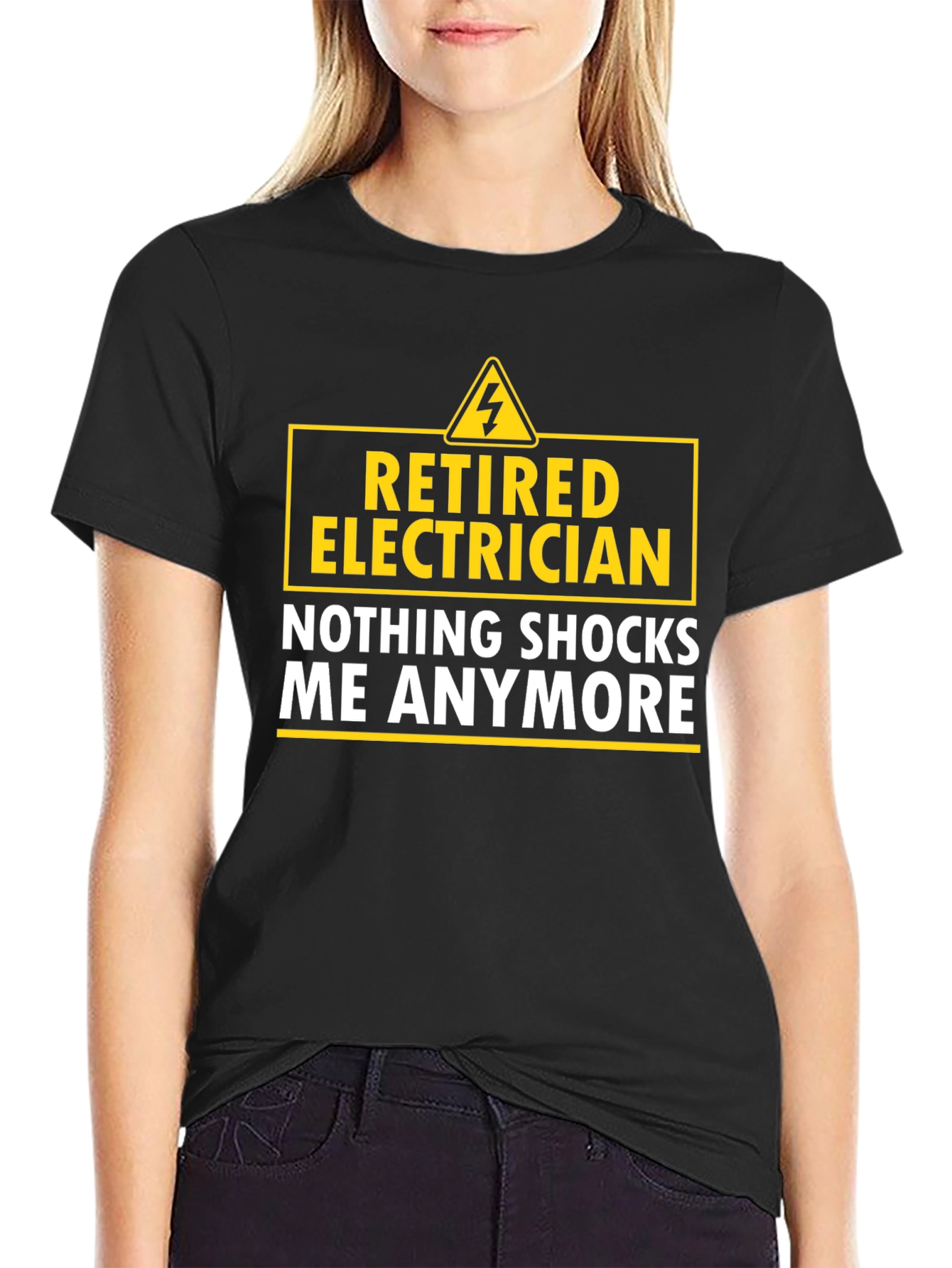 Retired Electrician T-Shirt - Nothing Shocks Me