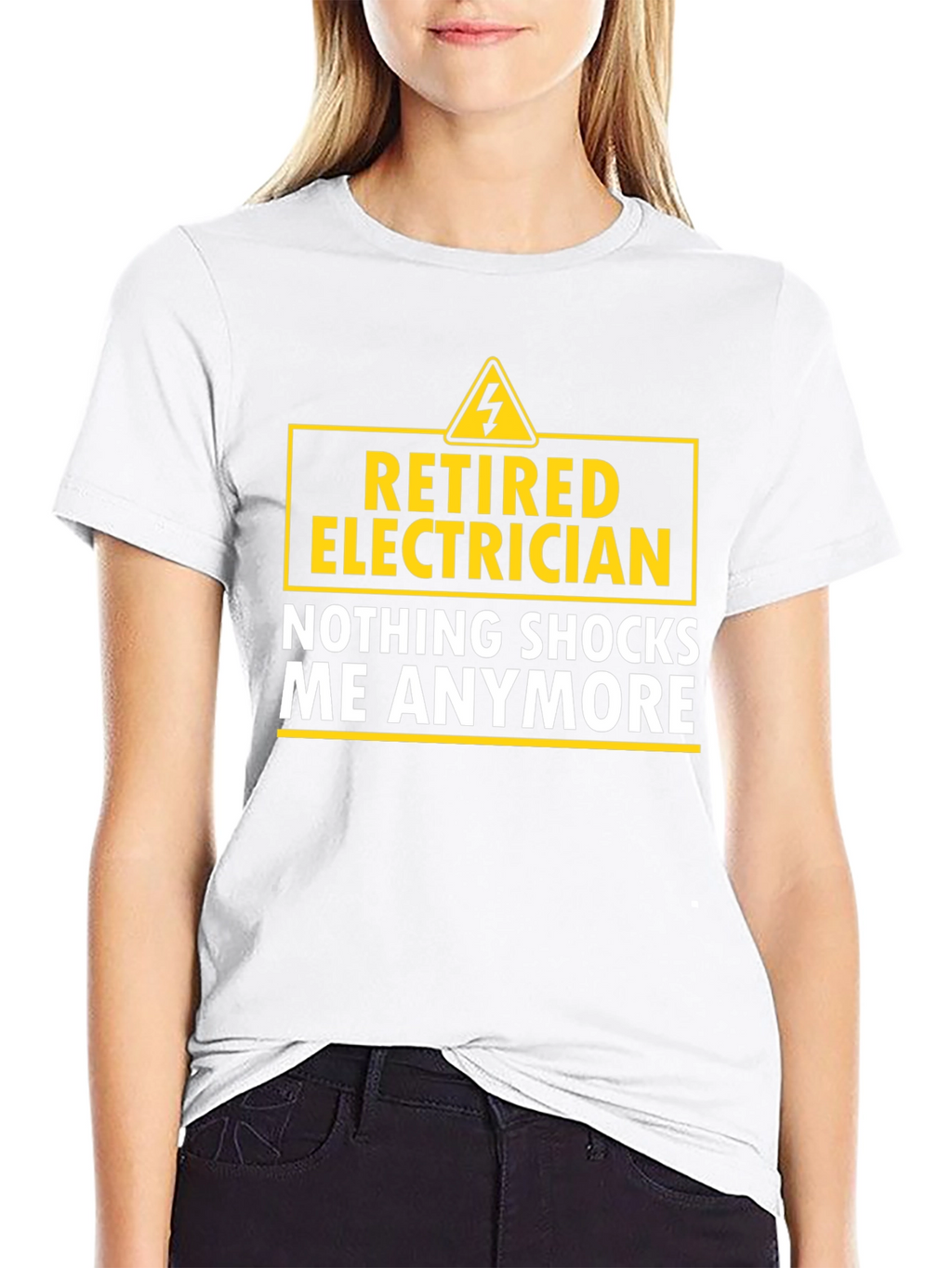 Retired Electrician T-Shirt - Nothing Shocks Me