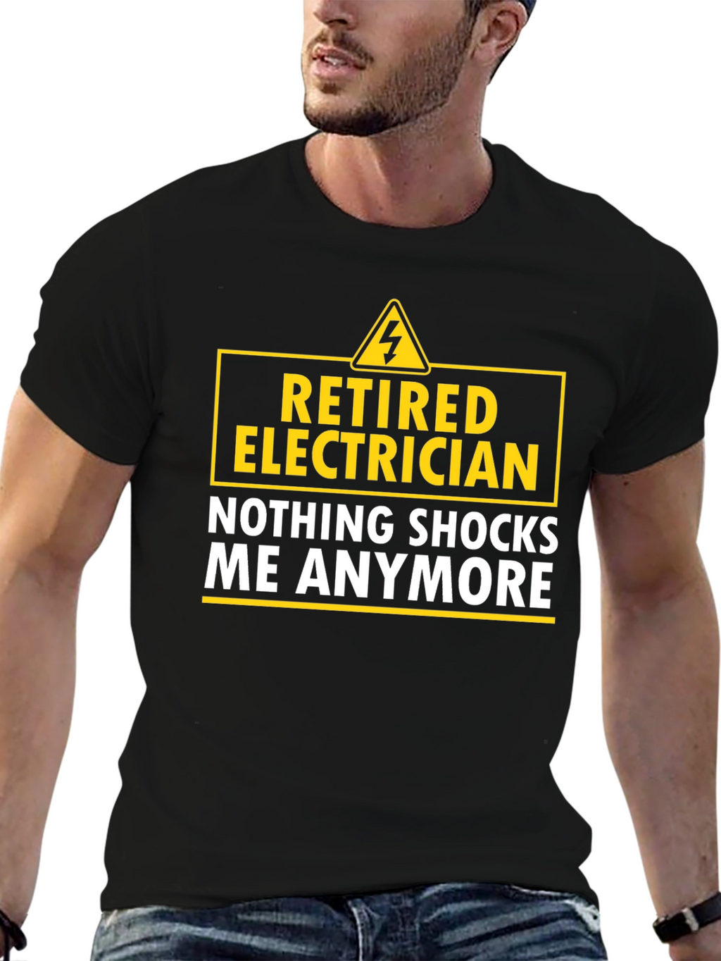 Retired Electrician T-Shirt - Nothing Shocks Me