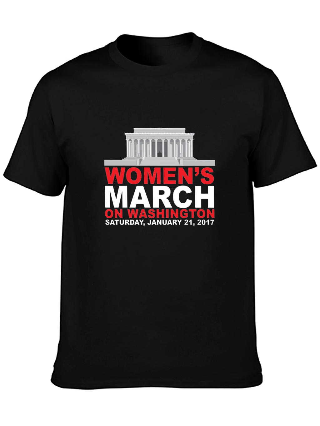 Womens March on Washington Black T-Shirt