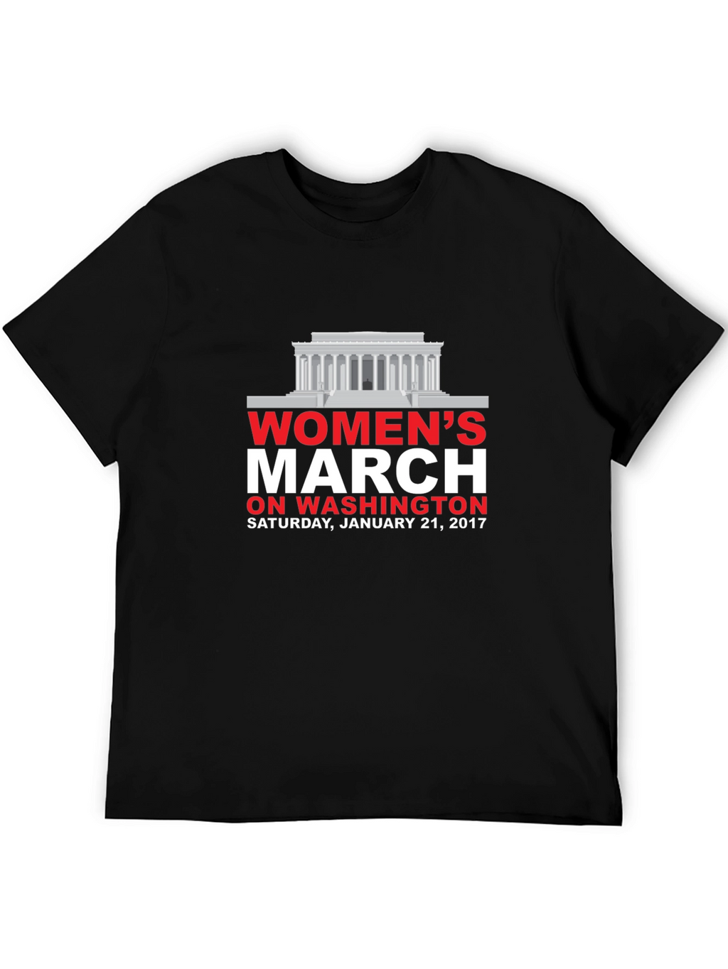 Womens March on Washington Black T-Shirt