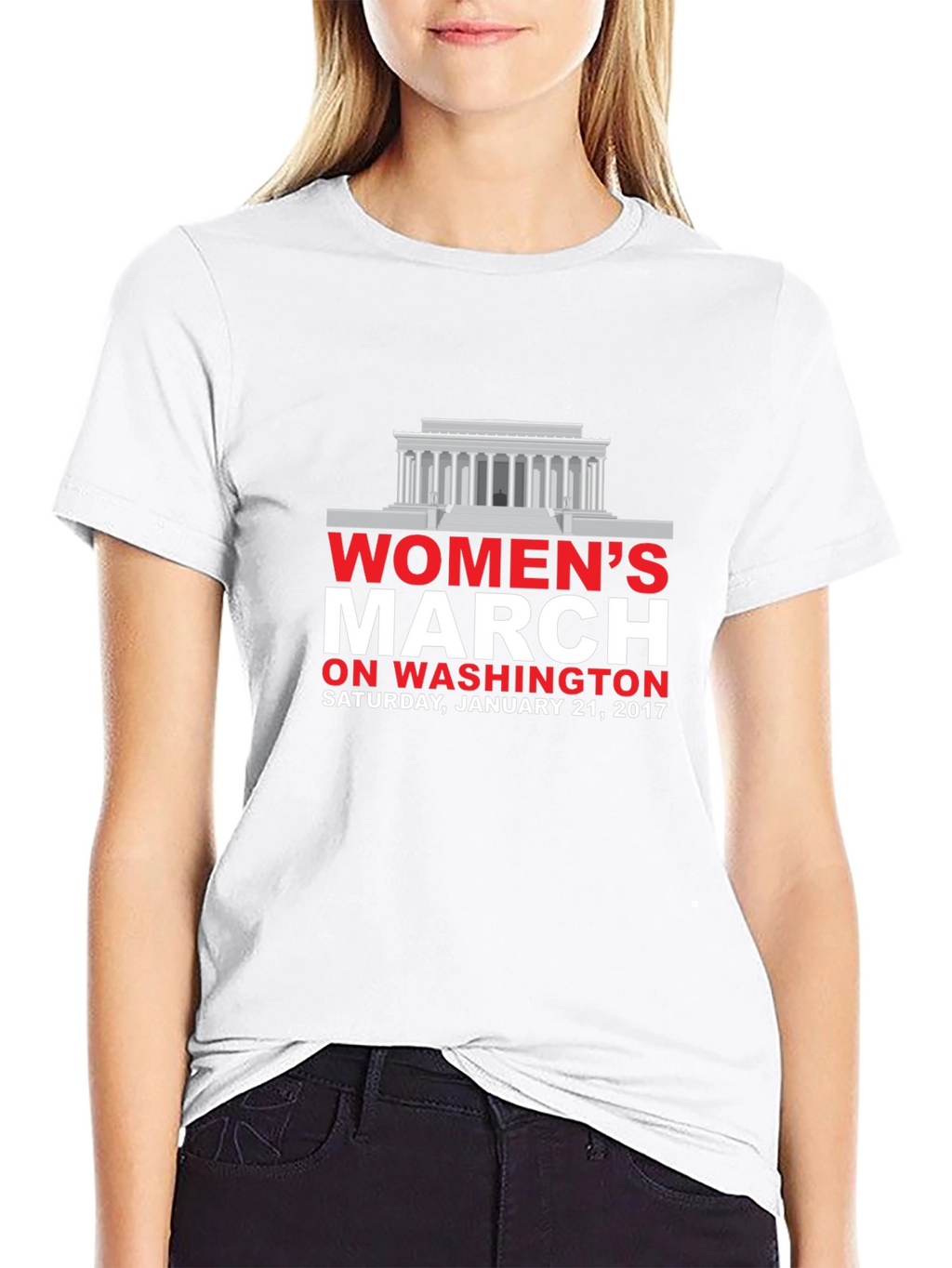 Womens March on Washington Black T-Shirt