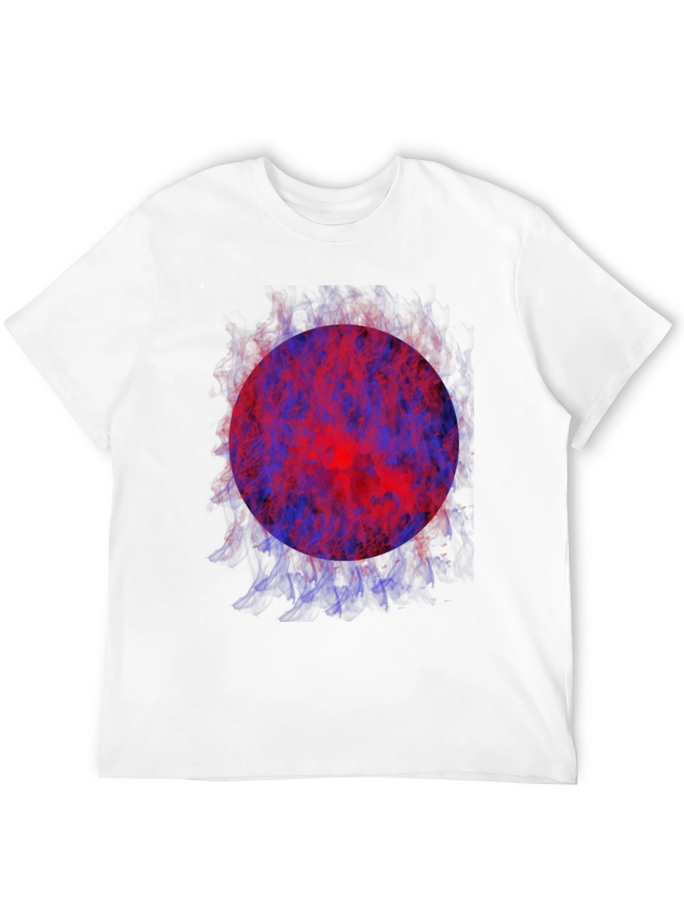 Fiery Orb Graphic Tee - Modern Style
