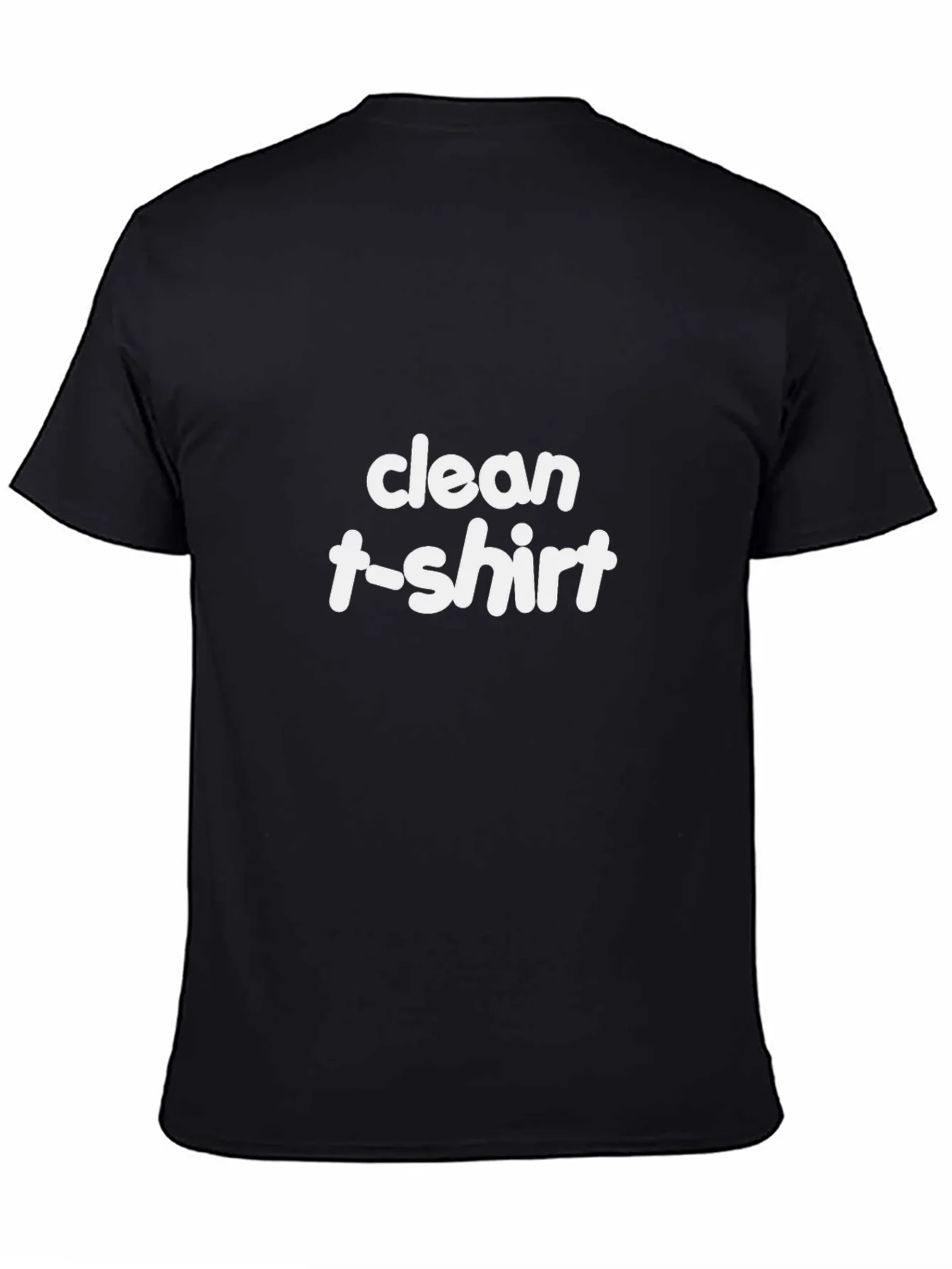 Black Clean T-Shirt Graphic Tee