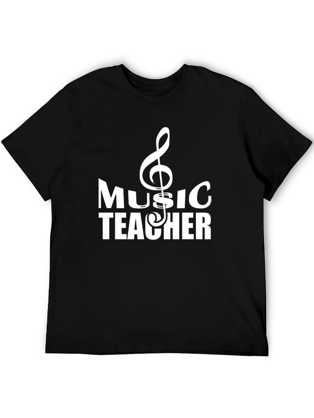 Music Teacher T-Shirt - Treble Clef Graphic Tee