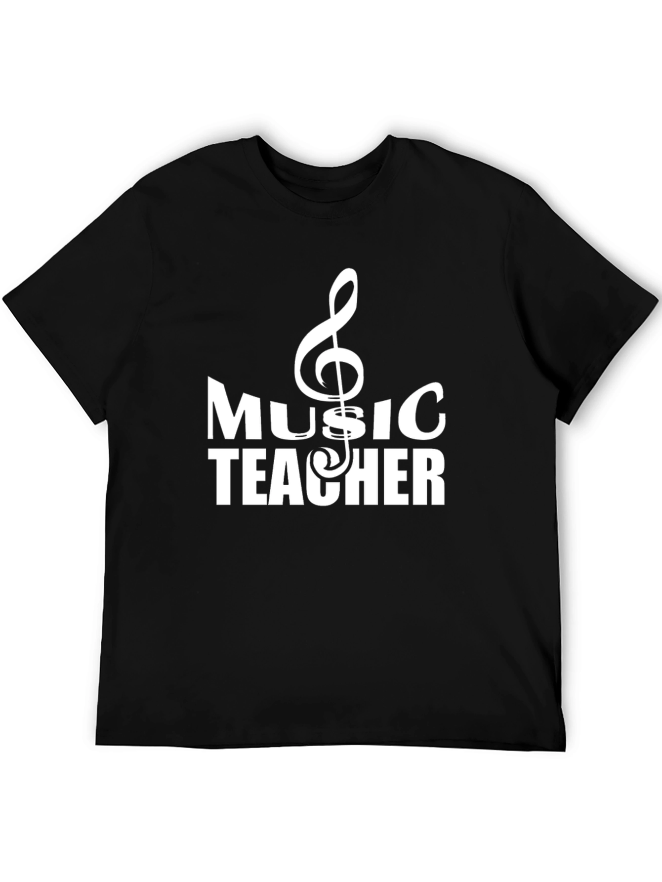 Music Teacher T-Shirt - Treble Clef Graphic Tee