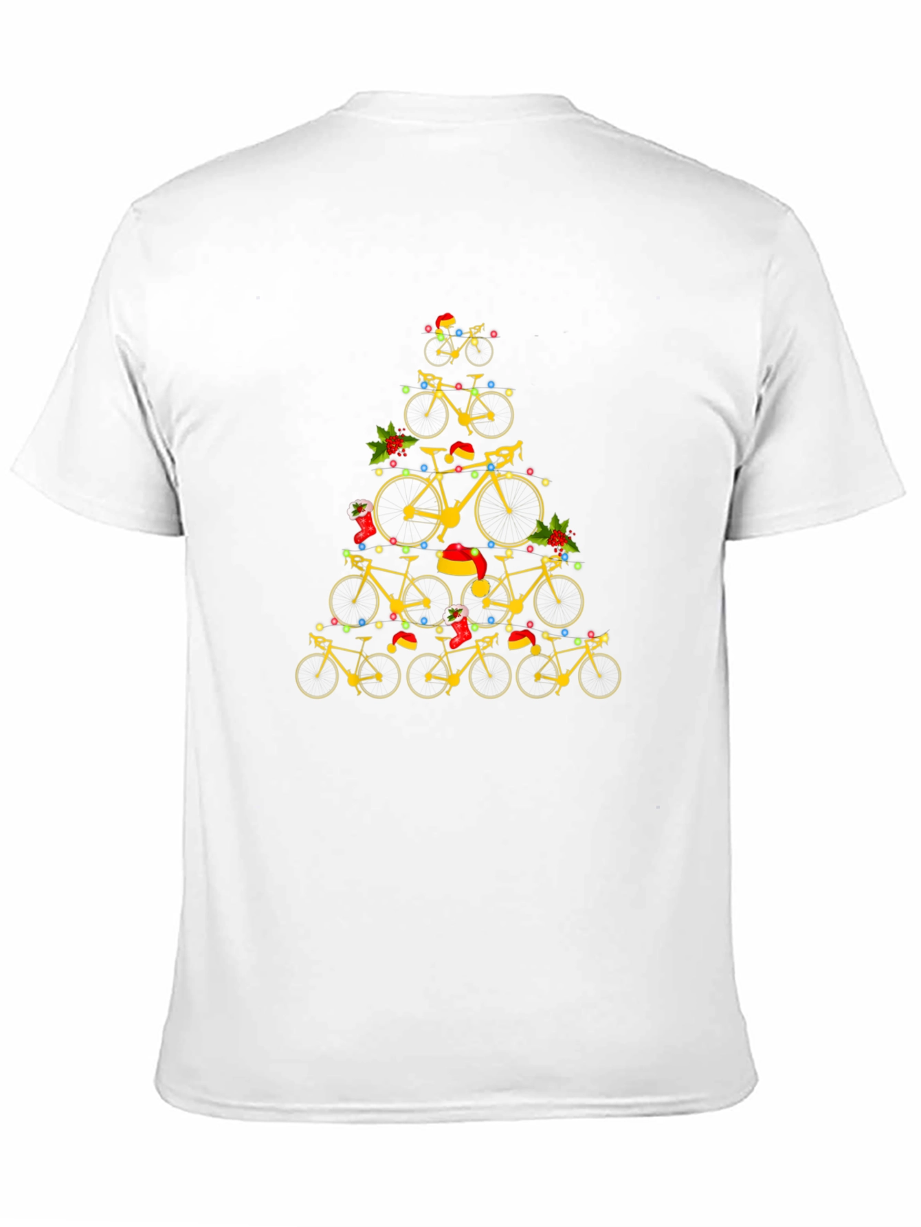 Bicycle Christmas Tree Graphic Tee