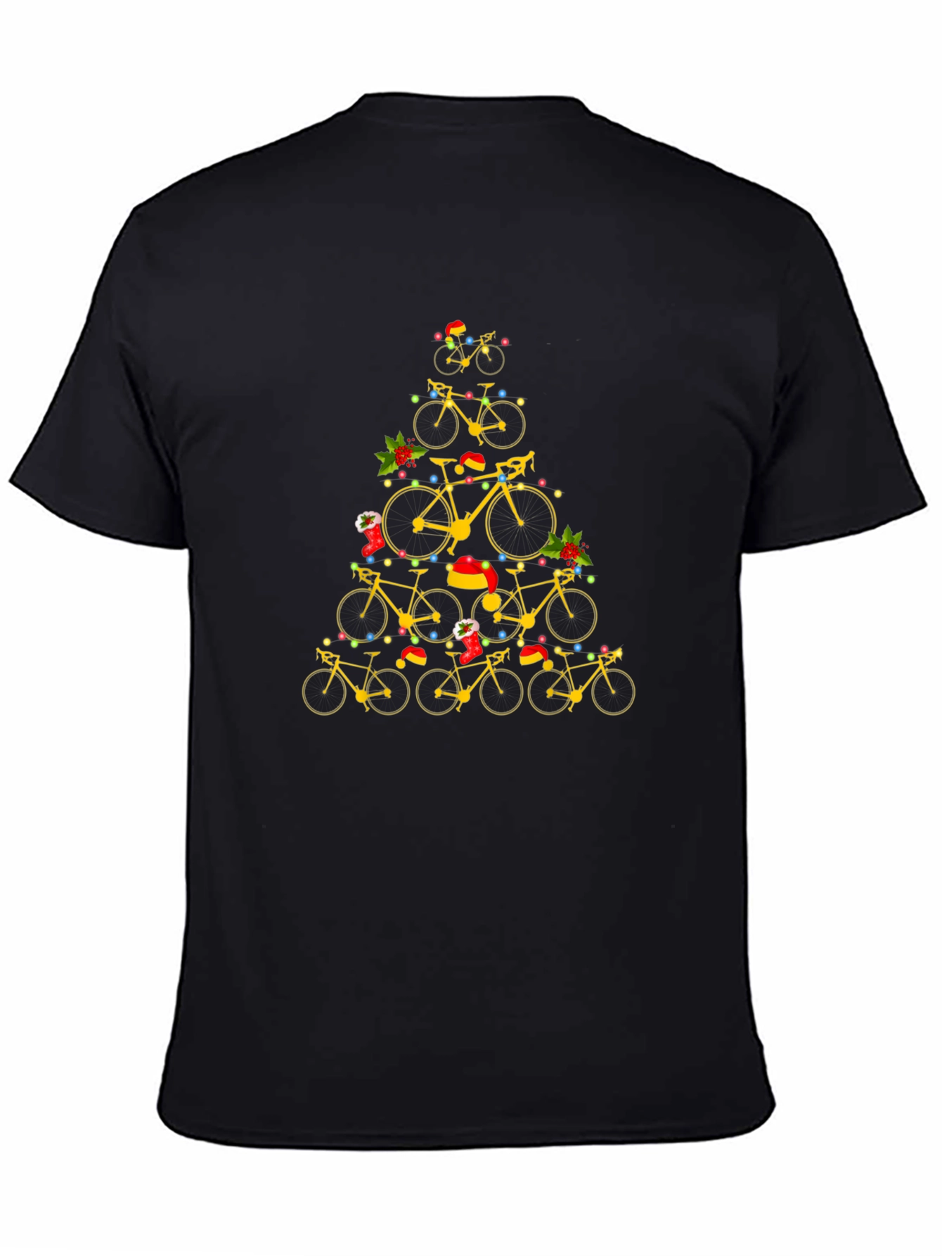Bicycle Christmas Tree Graphic Tee