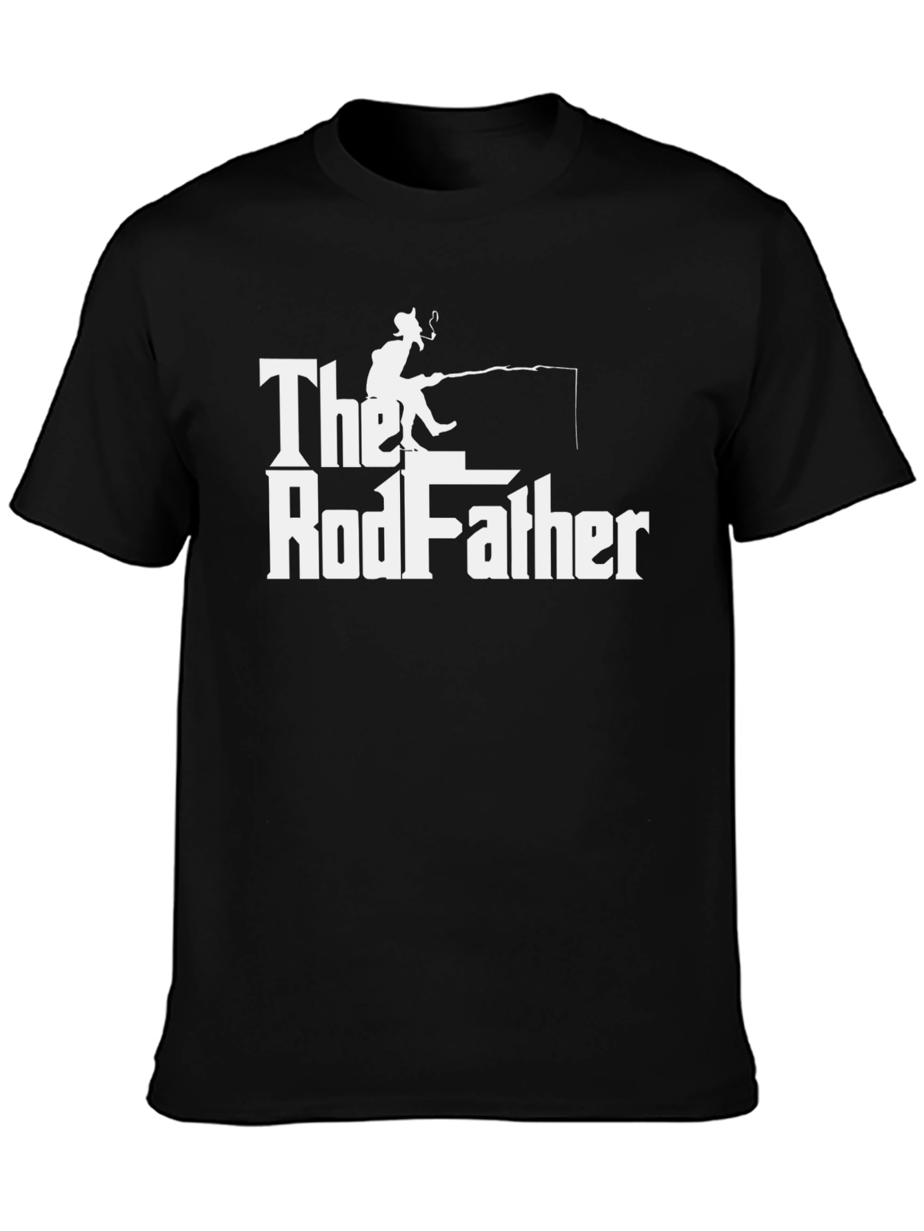 The Rodfather Fishing T-Shirt - Funny Fisherman Tee