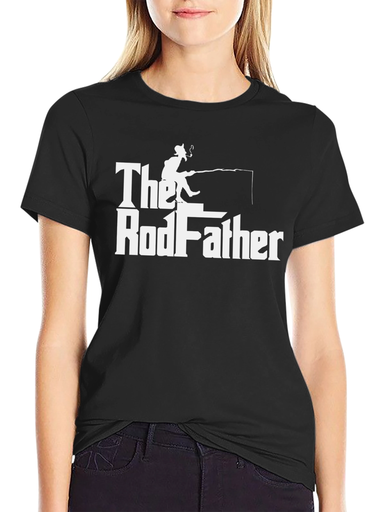 The Rodfather Fishing T-Shirt - Funny Fisherman Tee