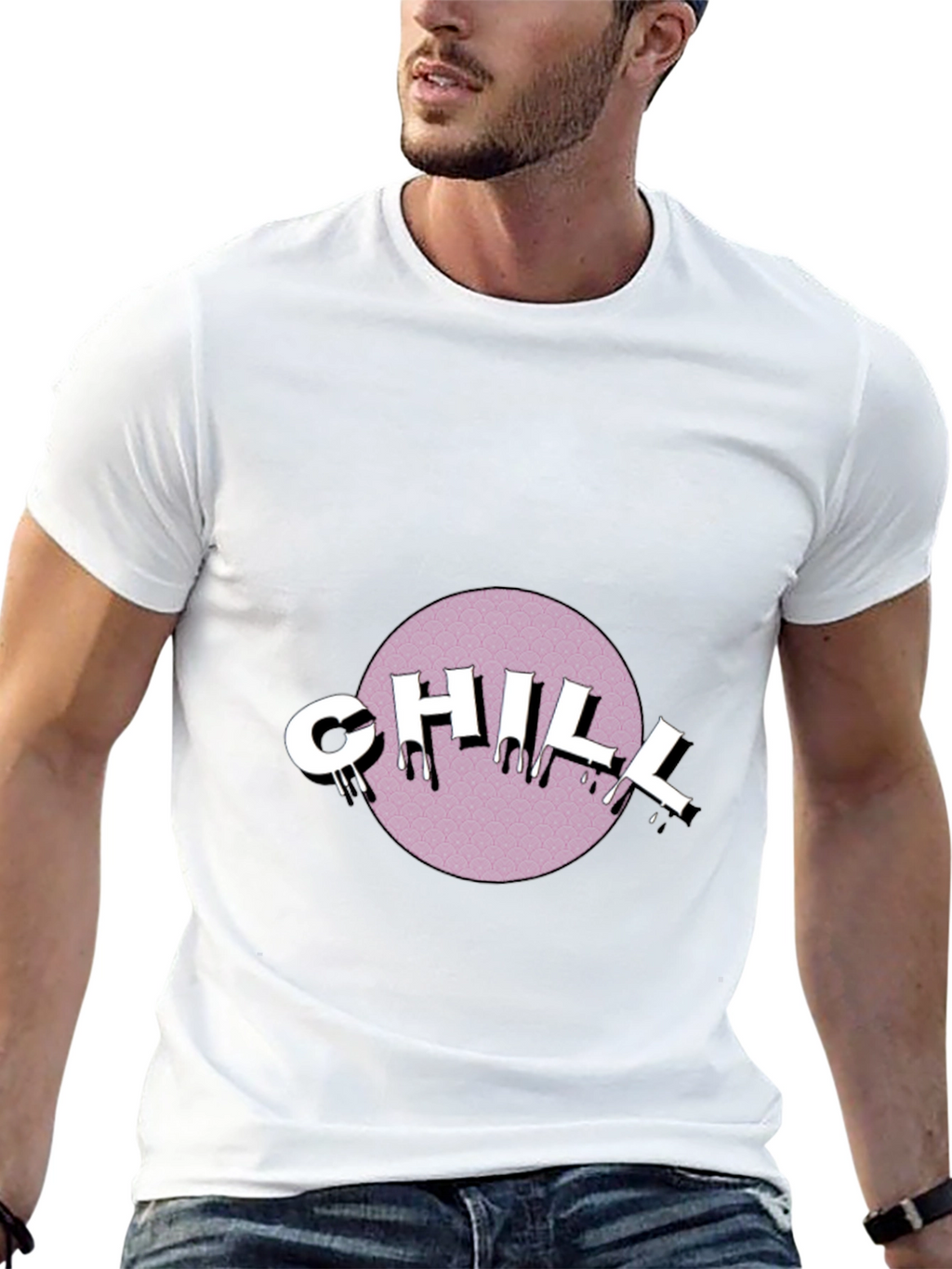 Chill Graphic Tee - Stylish Relaxed Fit