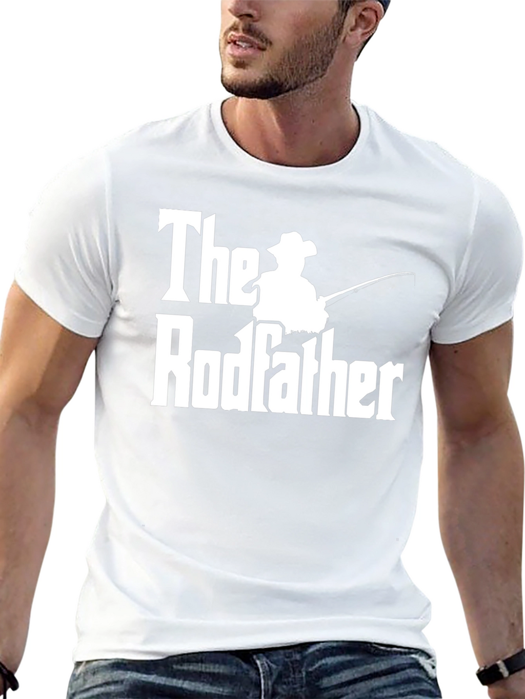 The Rodfather Fishing T-Shirt - Funny Fisherman Gift