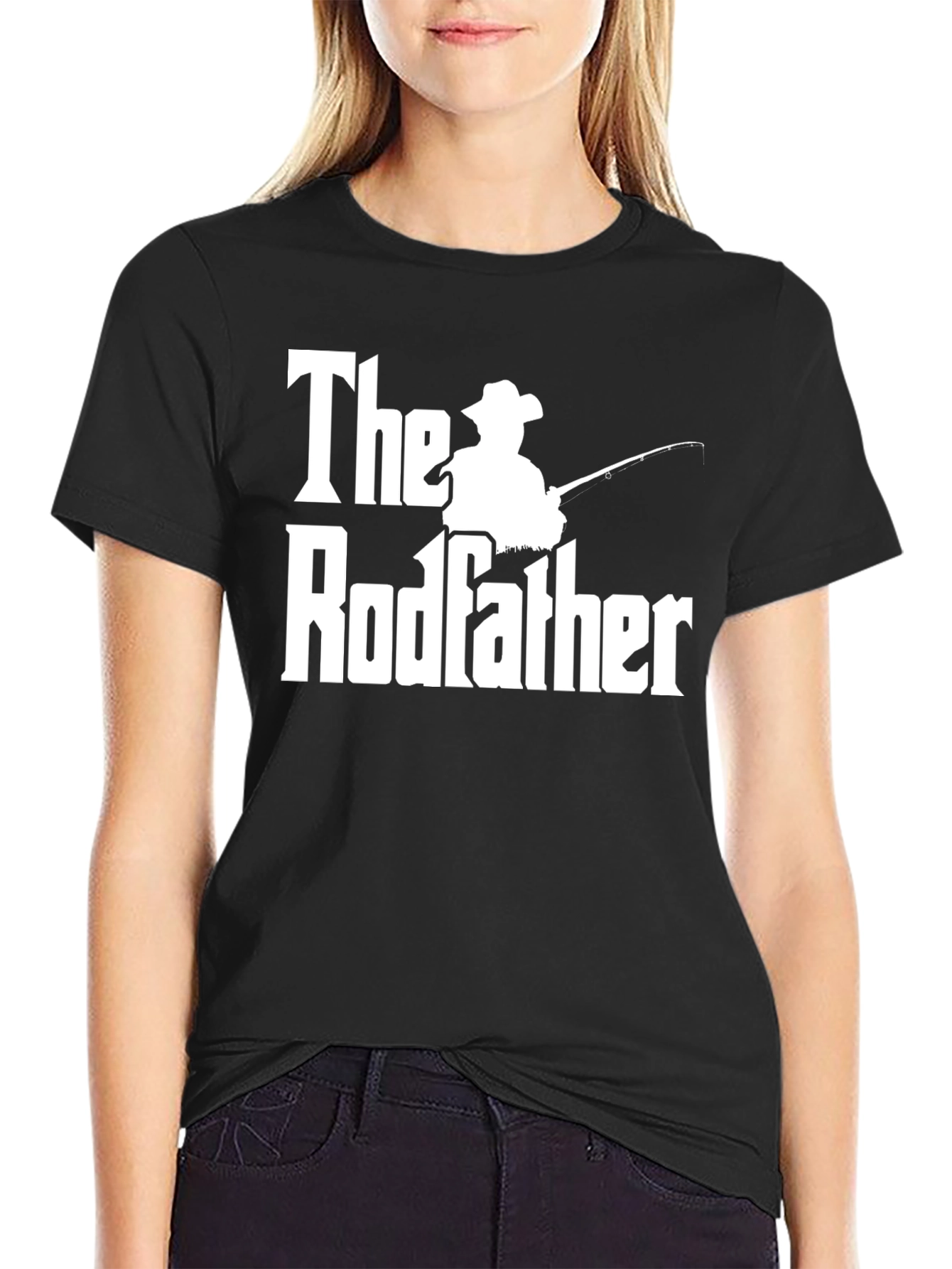 The Rodfather Fishing T-Shirt - Funny Fisherman Gift