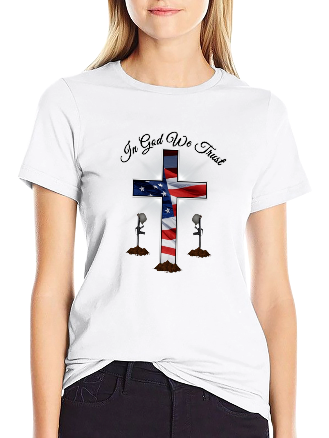 Patriotic Christian T-Shirt - In God We Trust