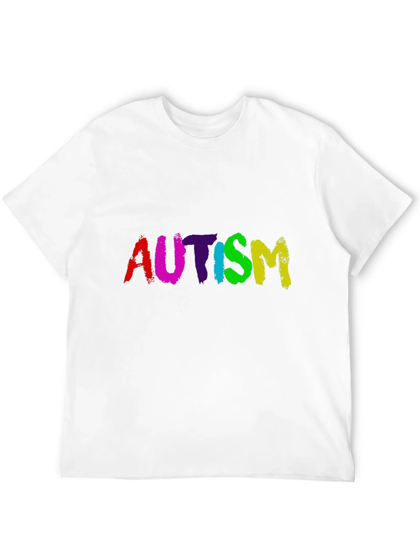 Autism Awareness T-Shirt - Colorful Design Soft Cotton