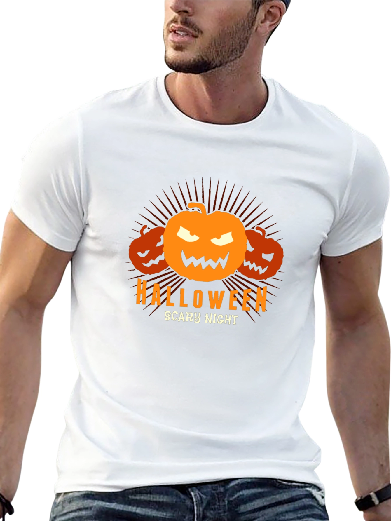Halloween Scary Night Pumpkin T-Shirt