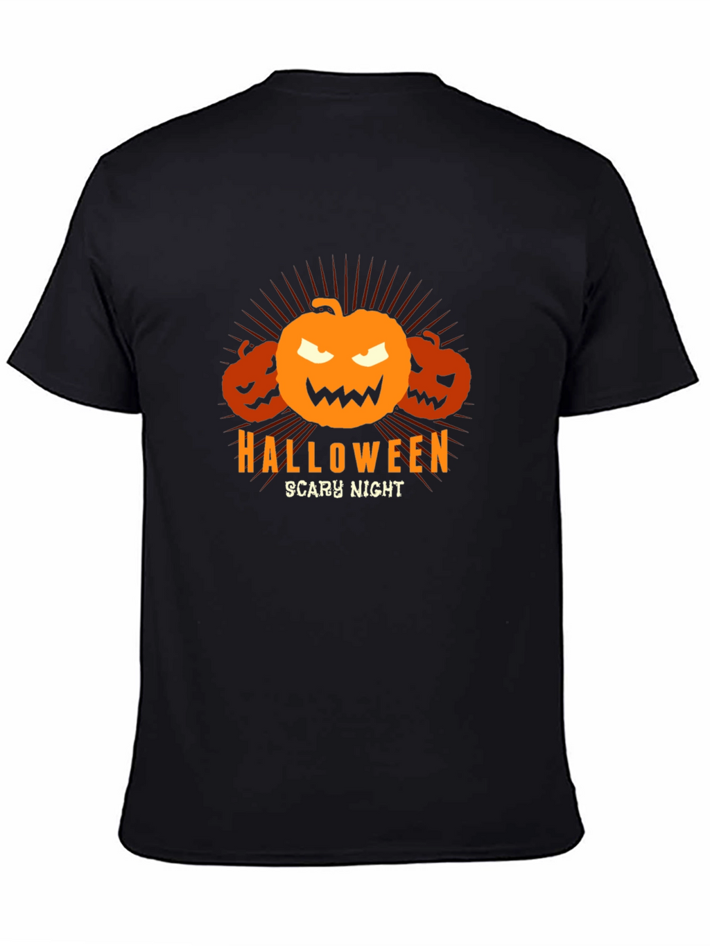 Halloween Scary Night Pumpkin T-Shirt