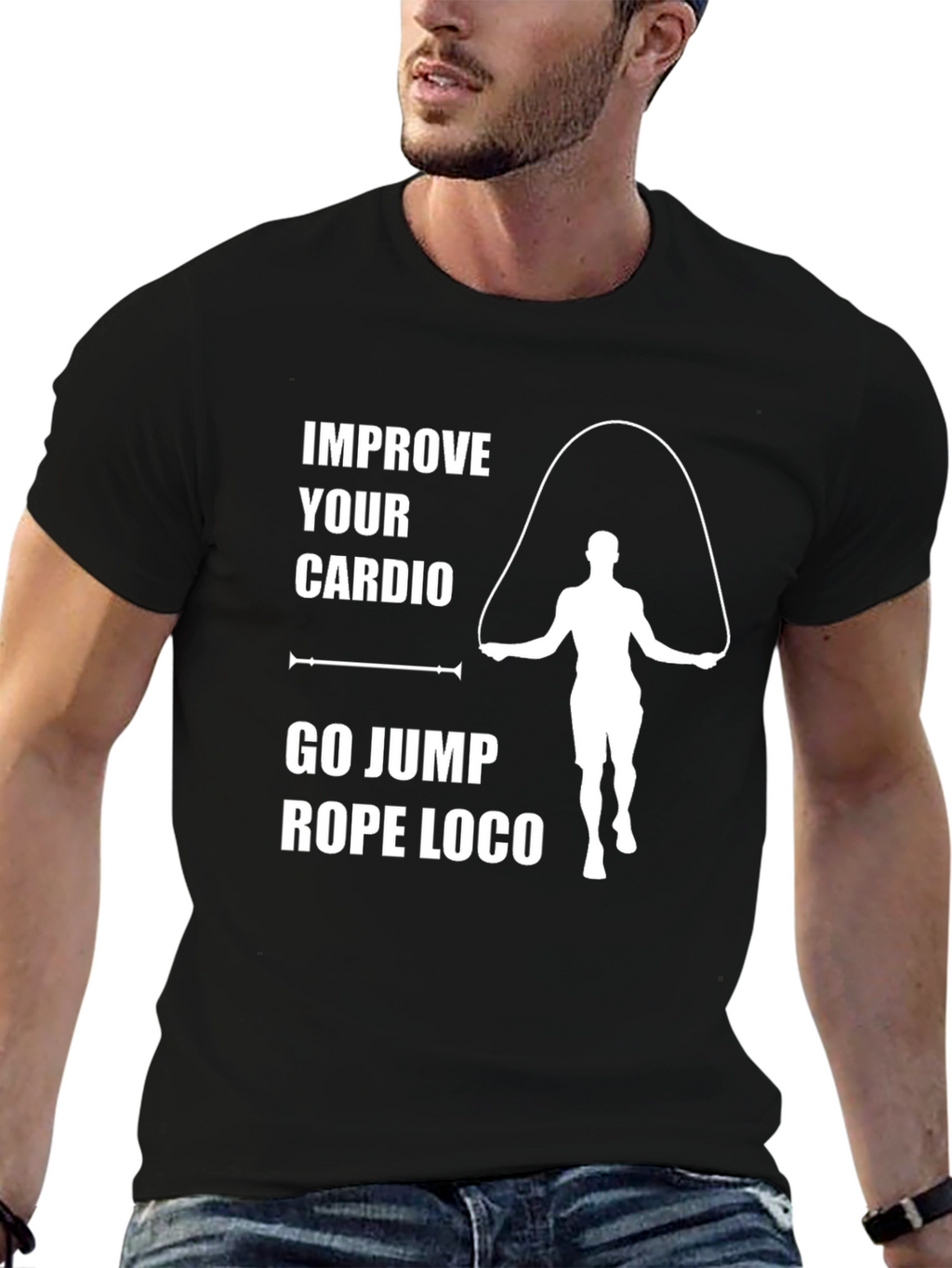 Improve Your Cardio Jump Rope Graphic Tee
