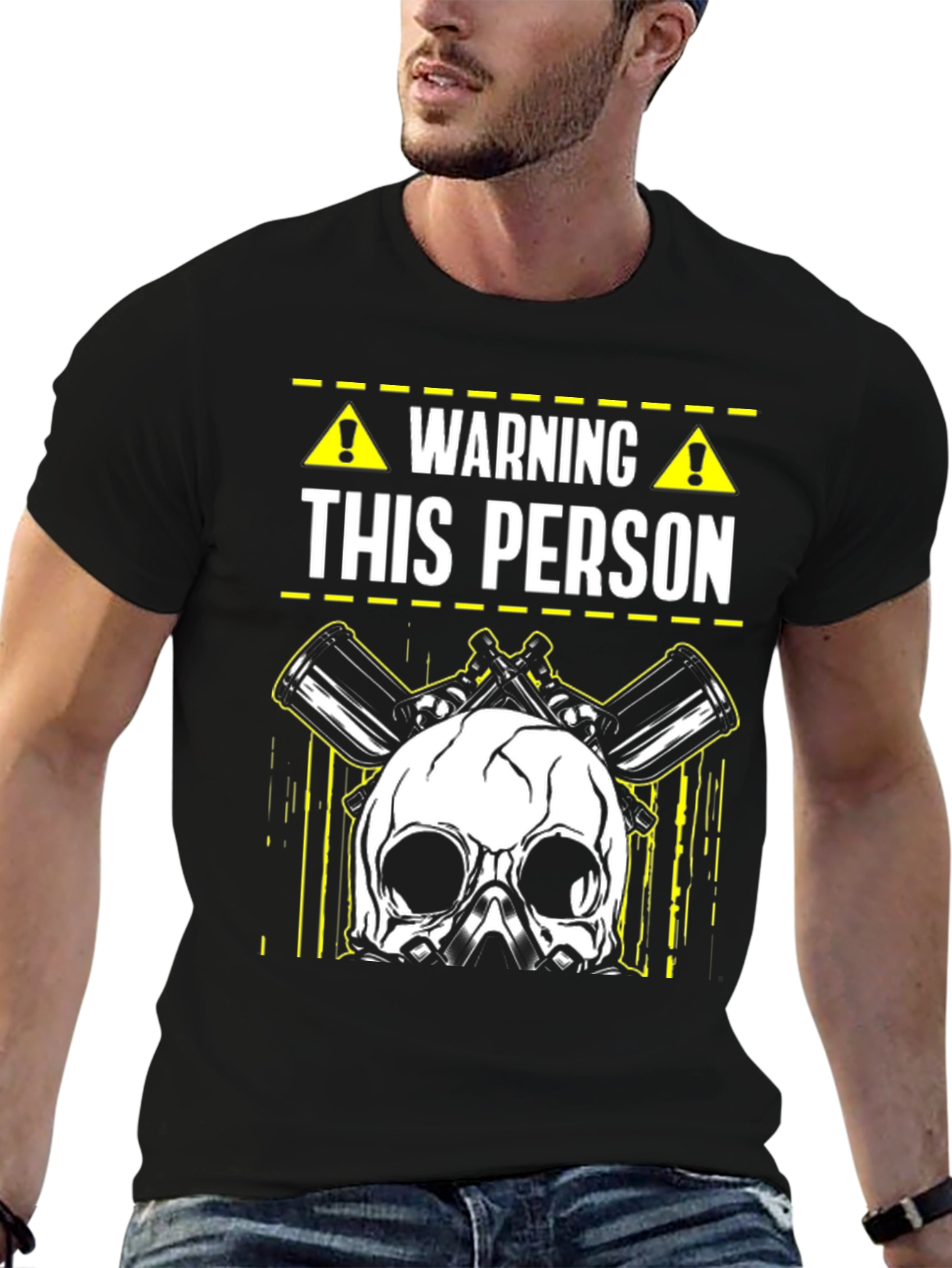 Warning Skull T-Shirt