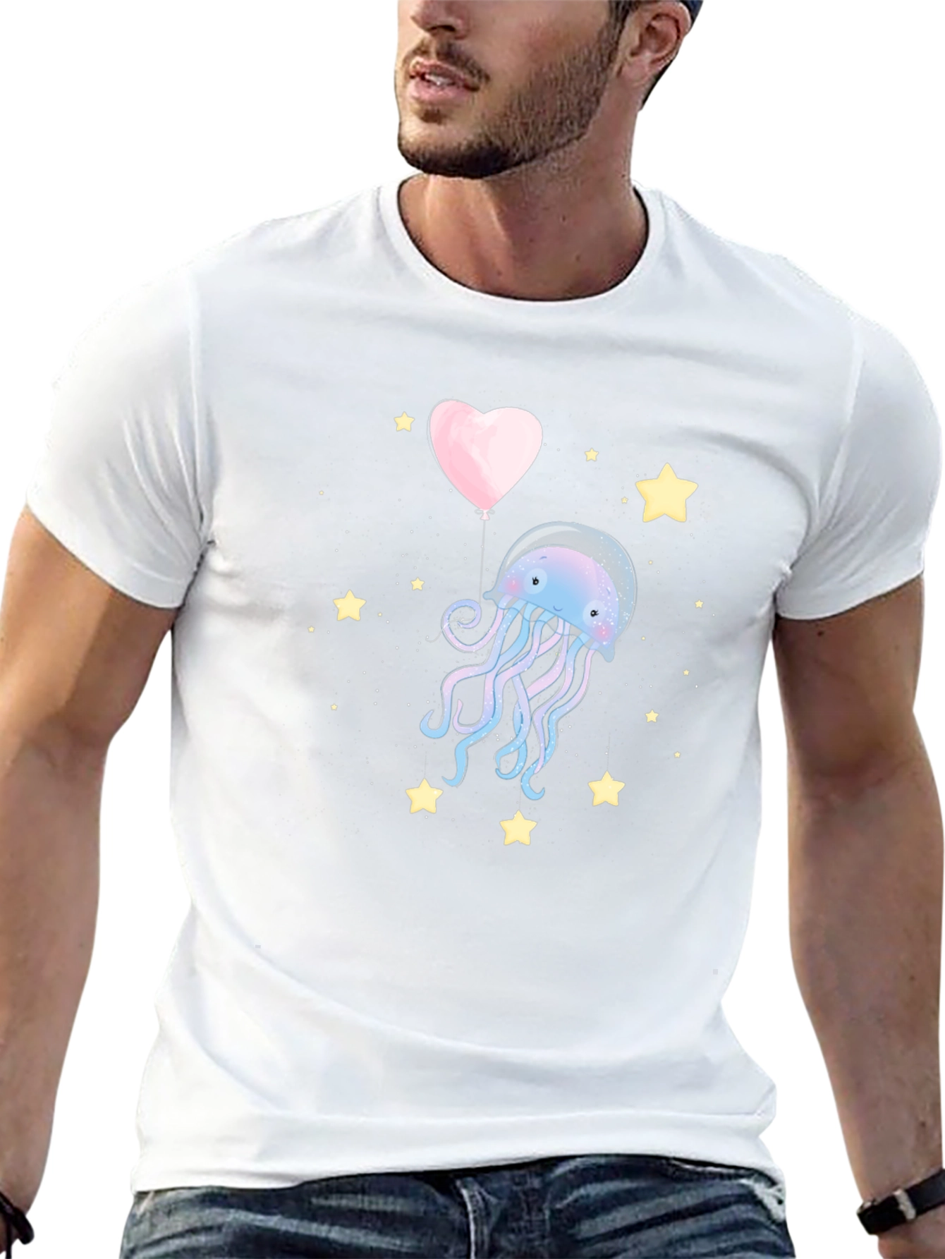 Jellyfish Heart Balloon T-Shirt
