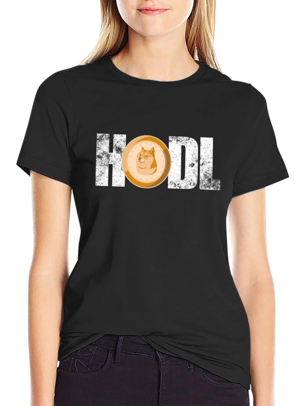 HODL Doge Coin T-Shirt - Crypto Meme Tee