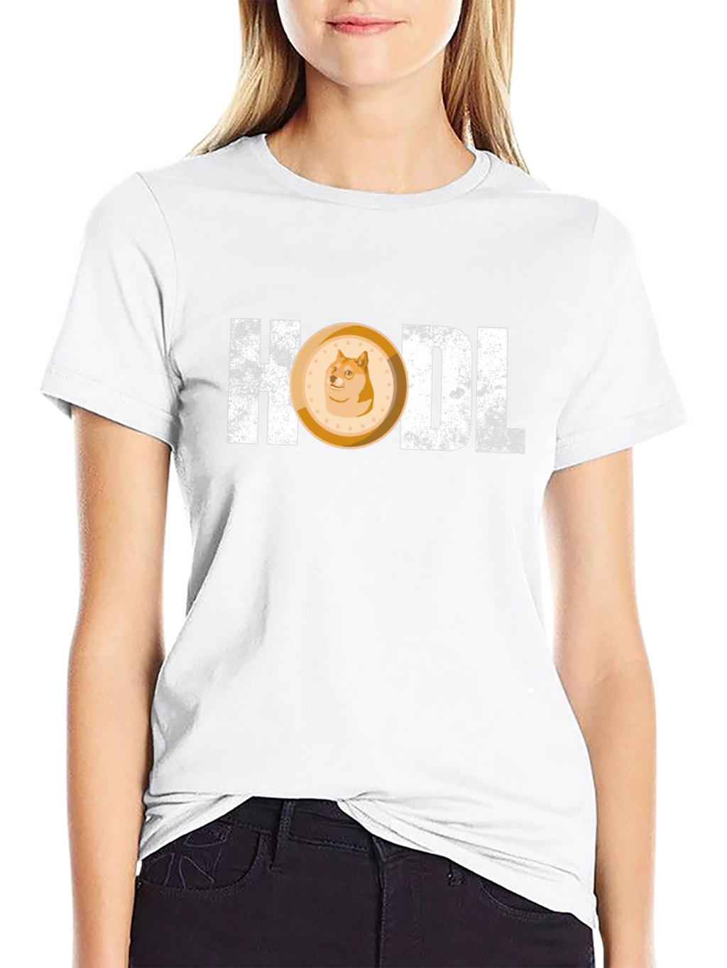 HODL Doge Coin T-Shirt - Crypto Meme Tee
