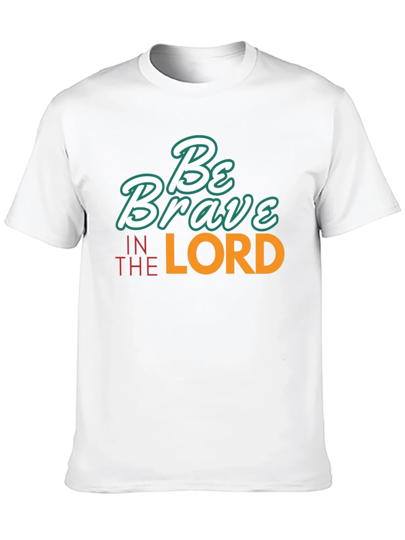 Be Brave in the Lord Black T-Shirt