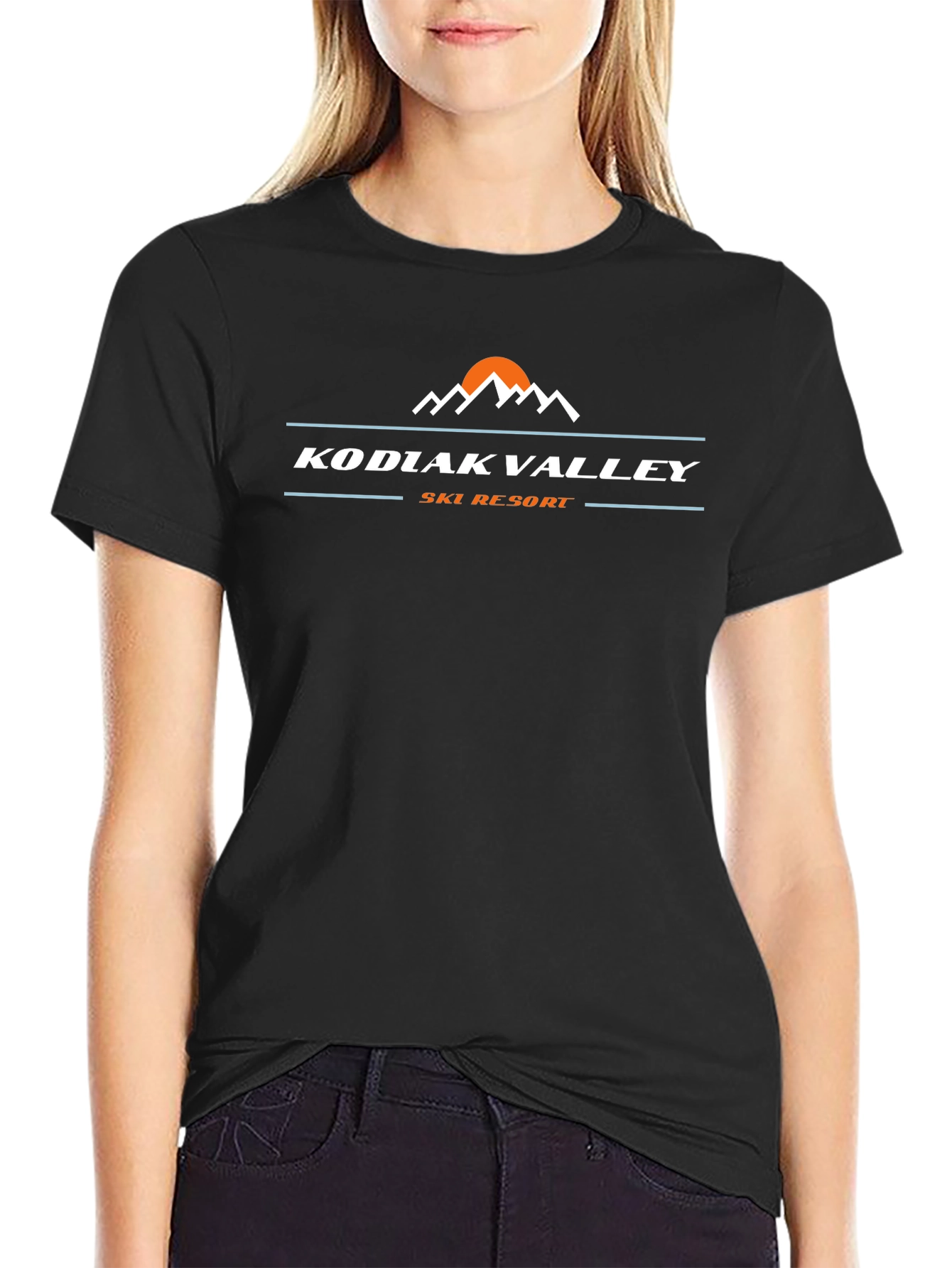 Kodiak Valley Ski Resort Graphic T-Shirt