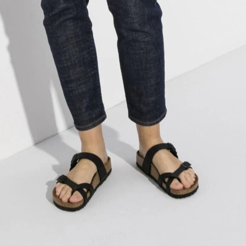 Birkenstock Women's Mayari Birko-Flor in Black